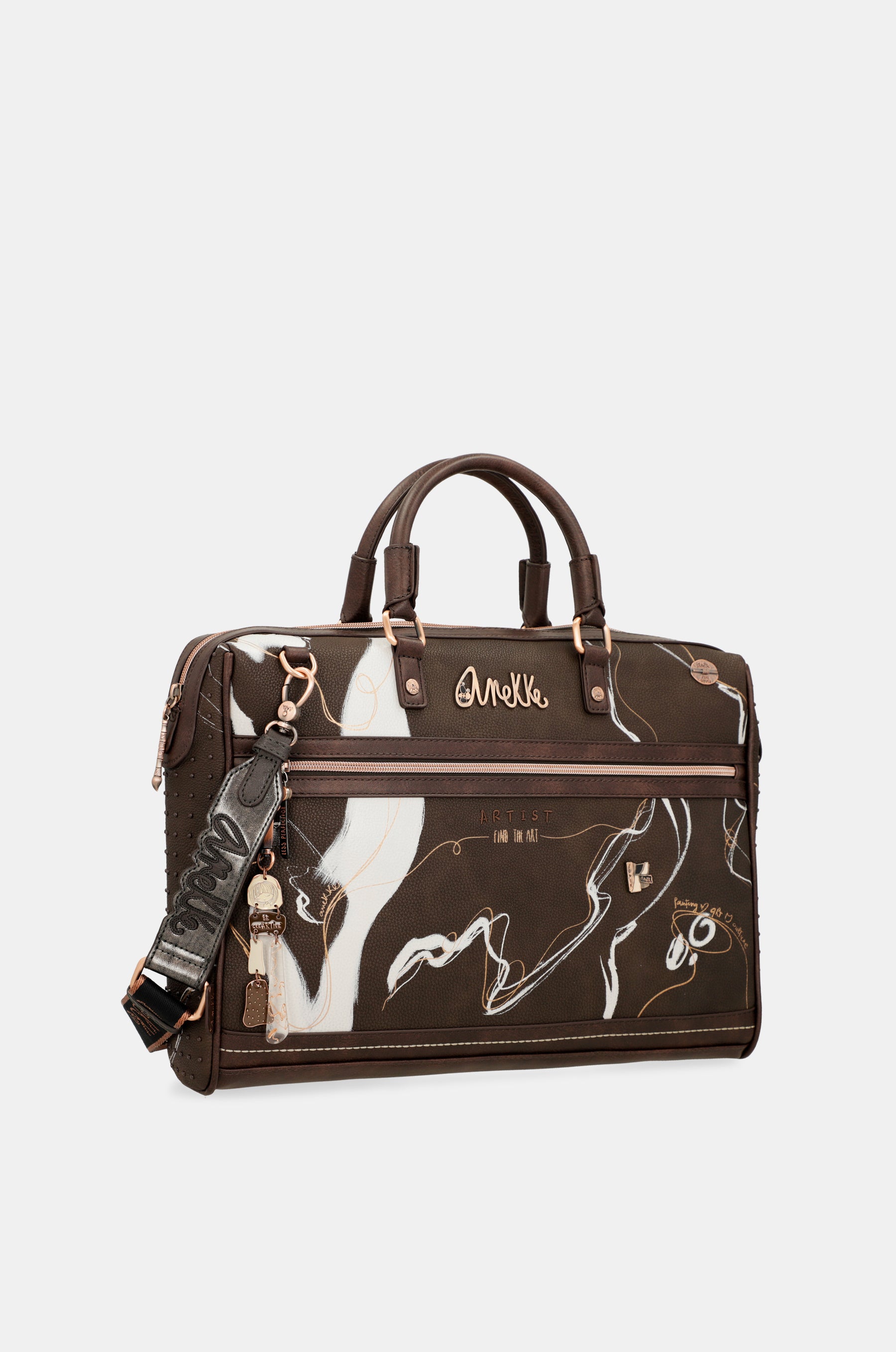 Brown briefcase Nature Shodō