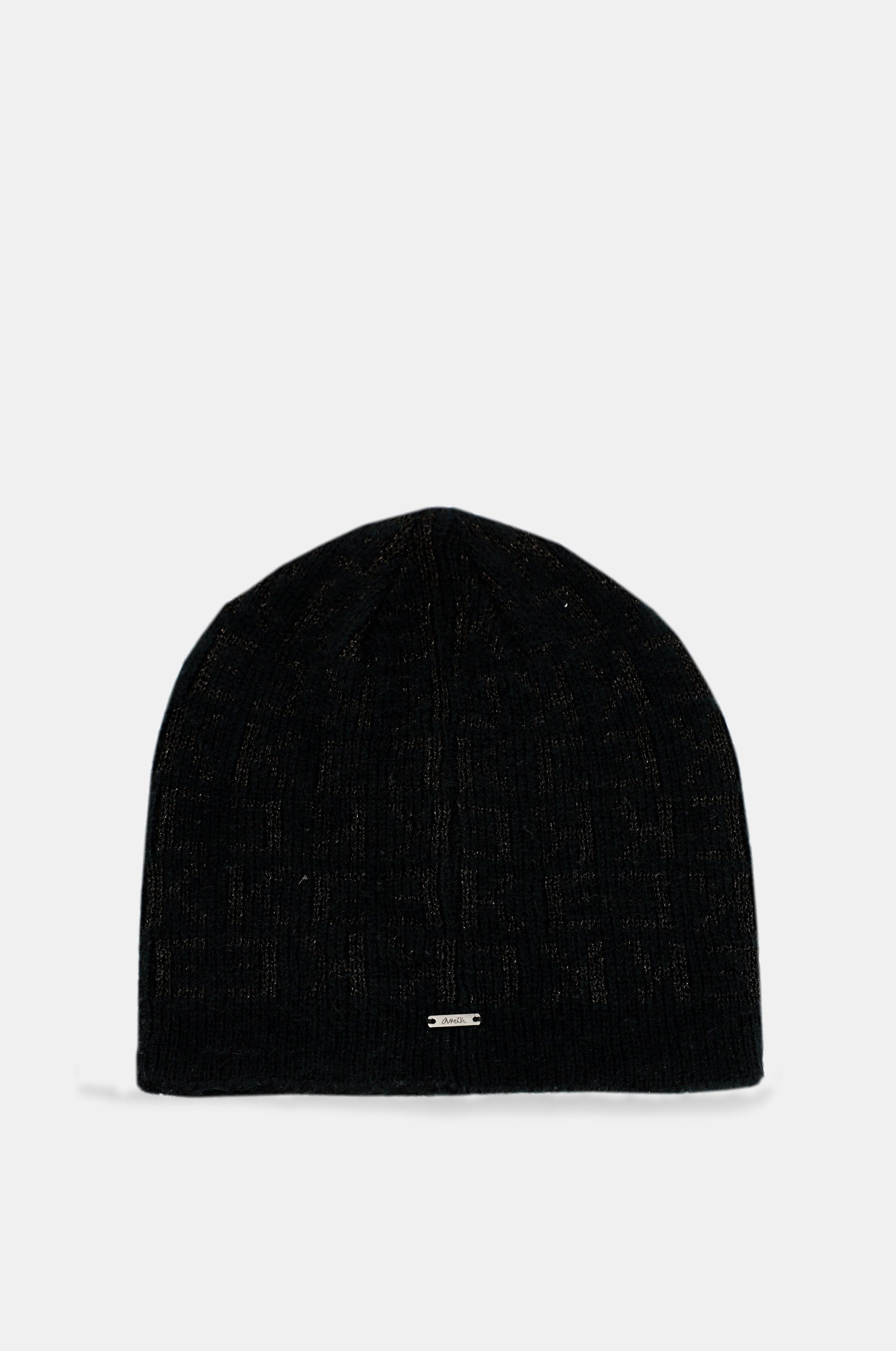 Black Contemporary Knit Hat