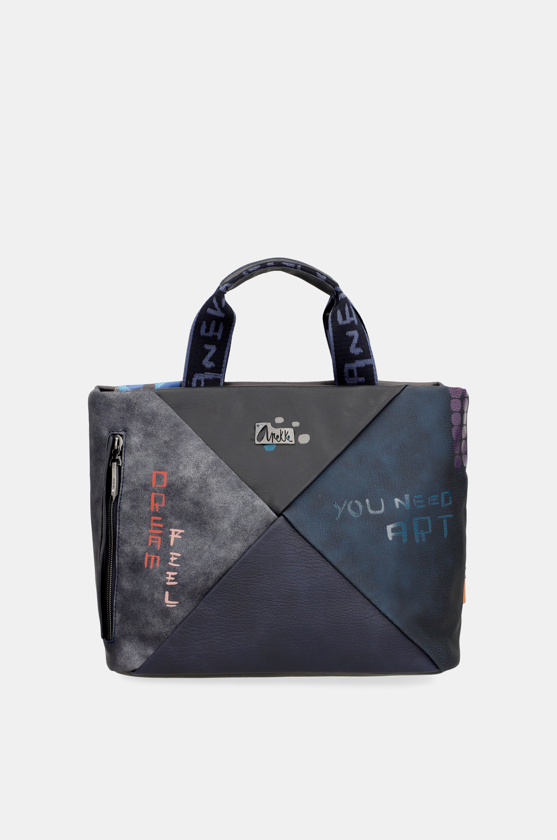 Contemporary 2 handle shoulder bag