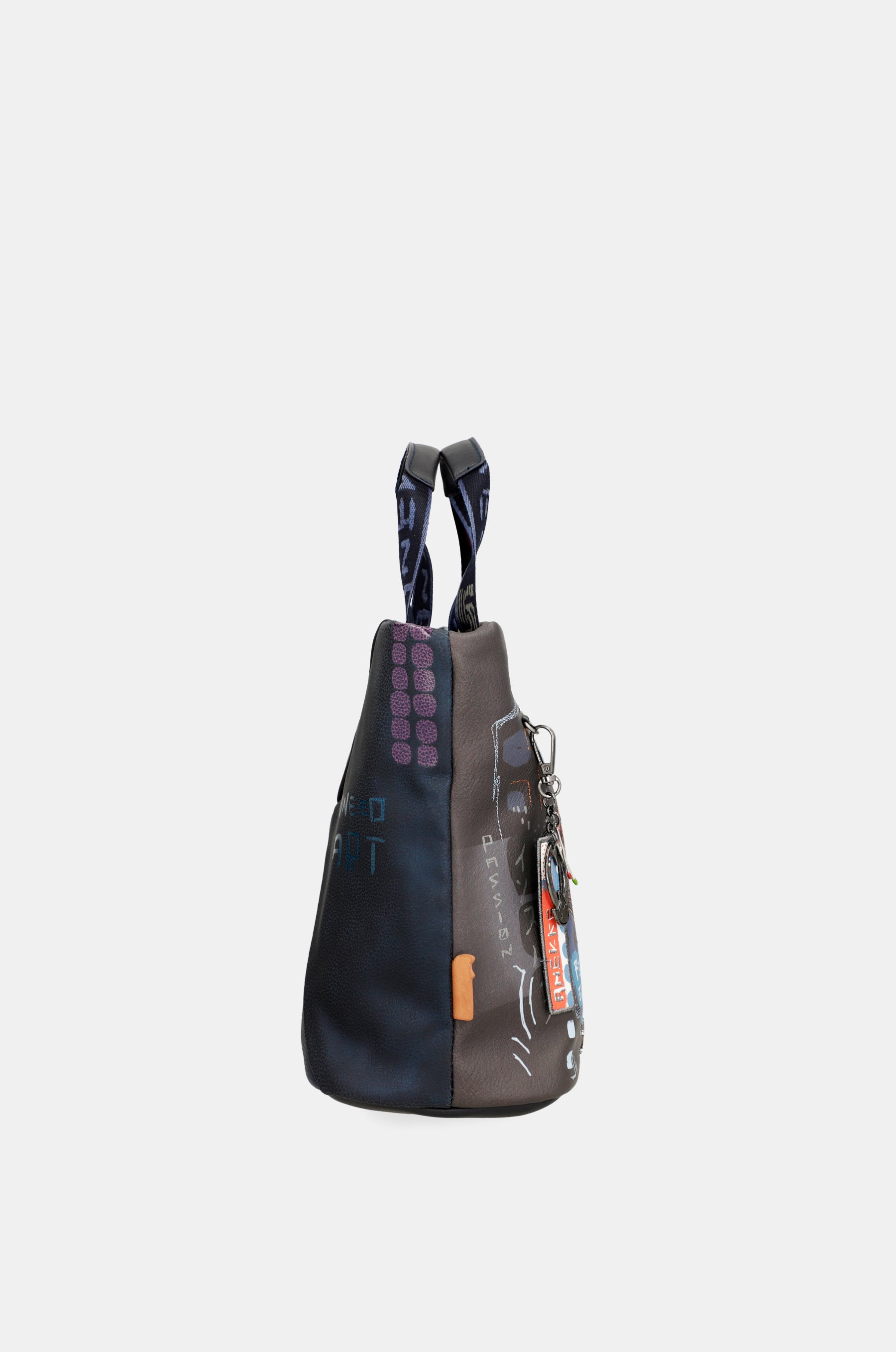 Contemporary 2 handle shoulder bag