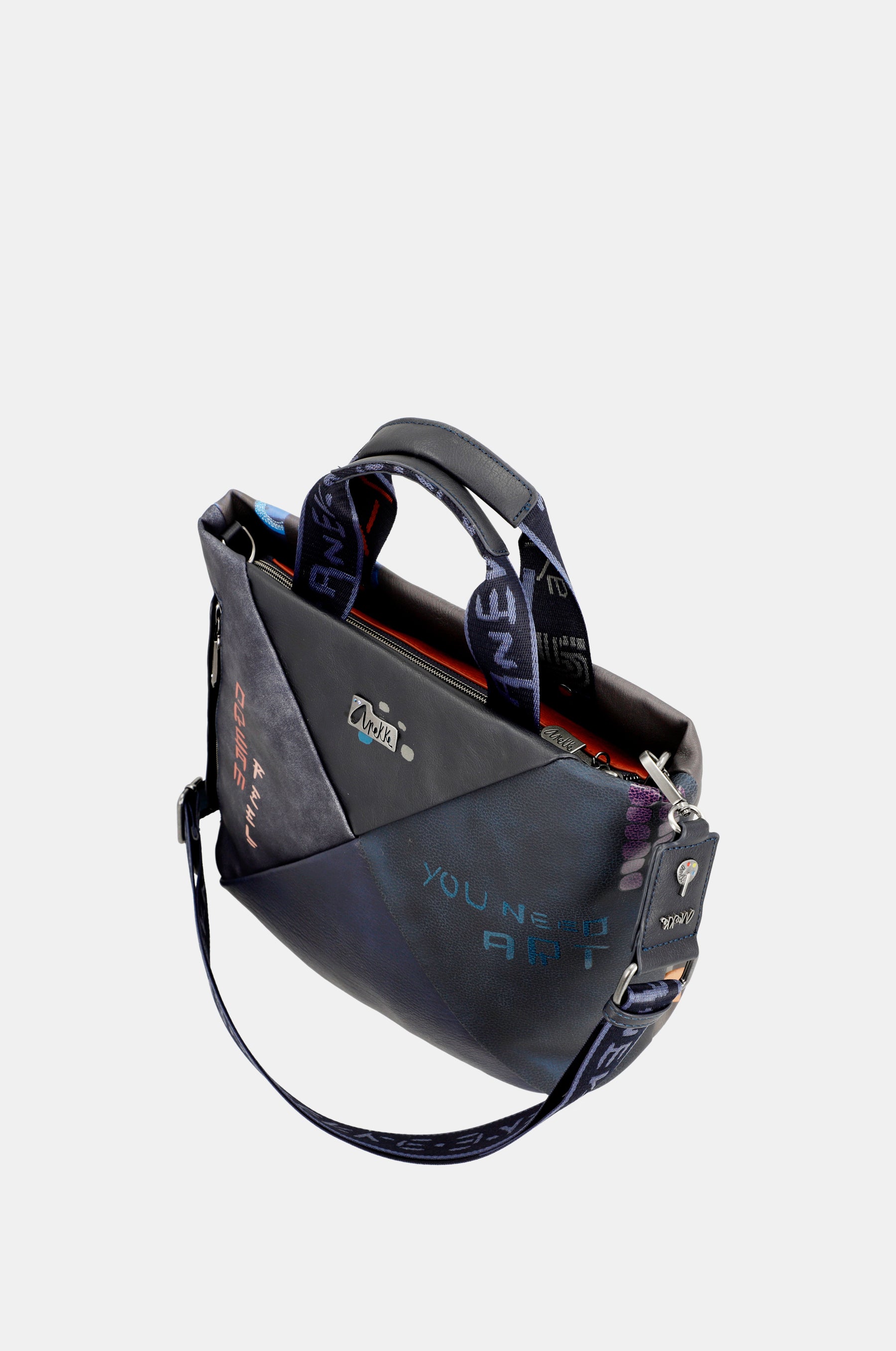 Contemporary 2 handle shoulder bag