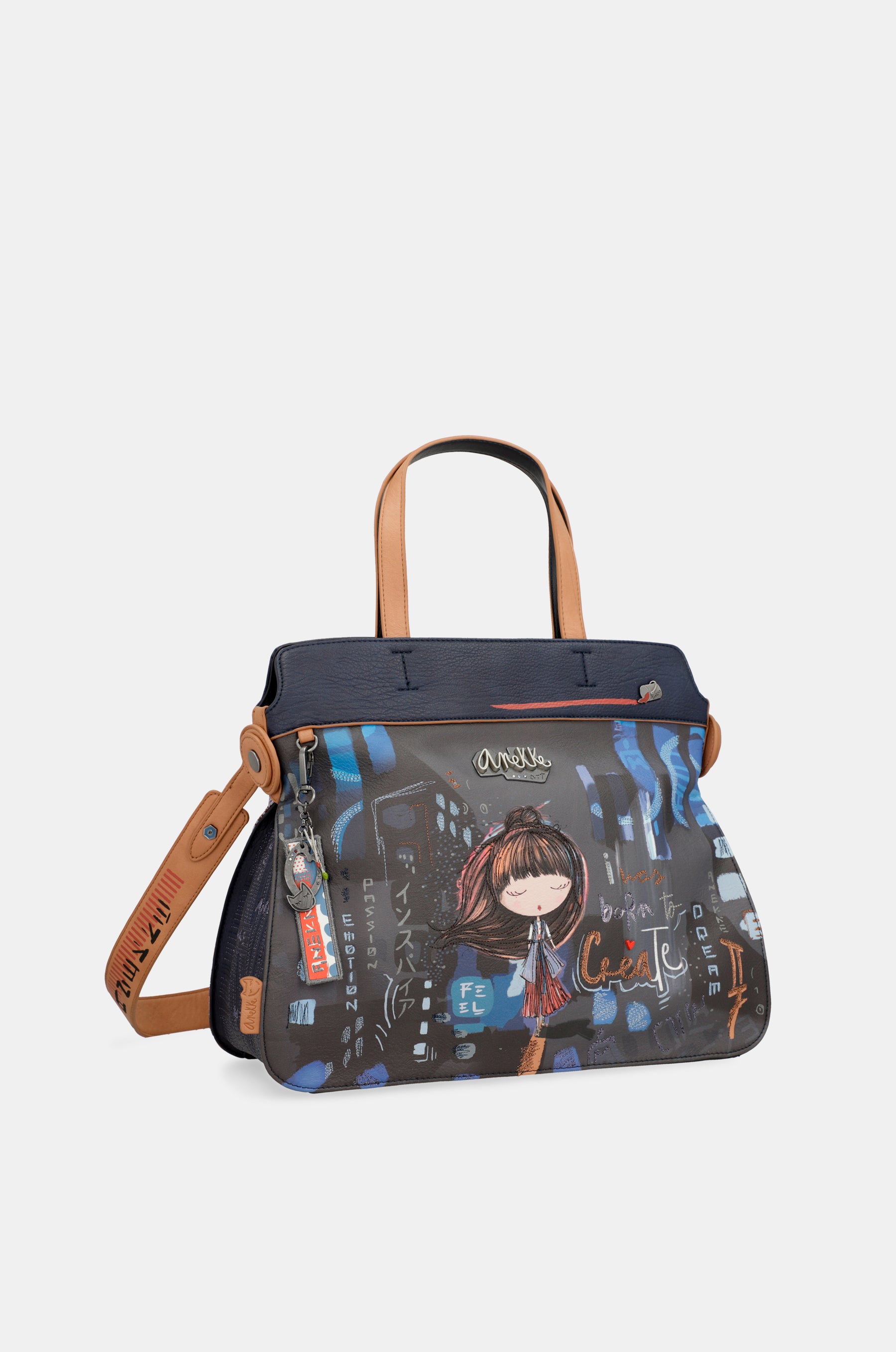 Contemporary 2 handle shoulder bag Contemporary