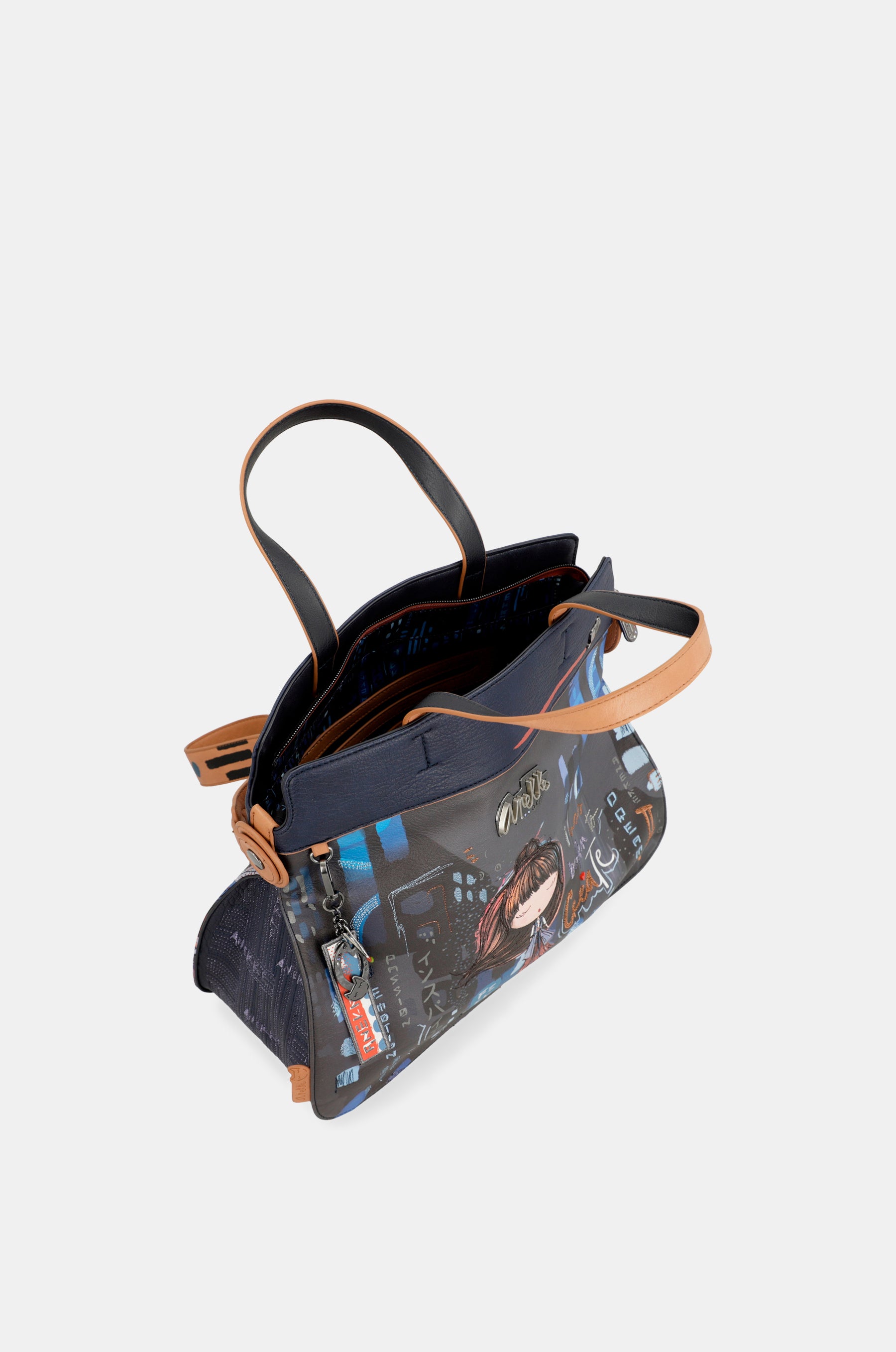 Contemporary 2 handle shoulder bag Contemporary