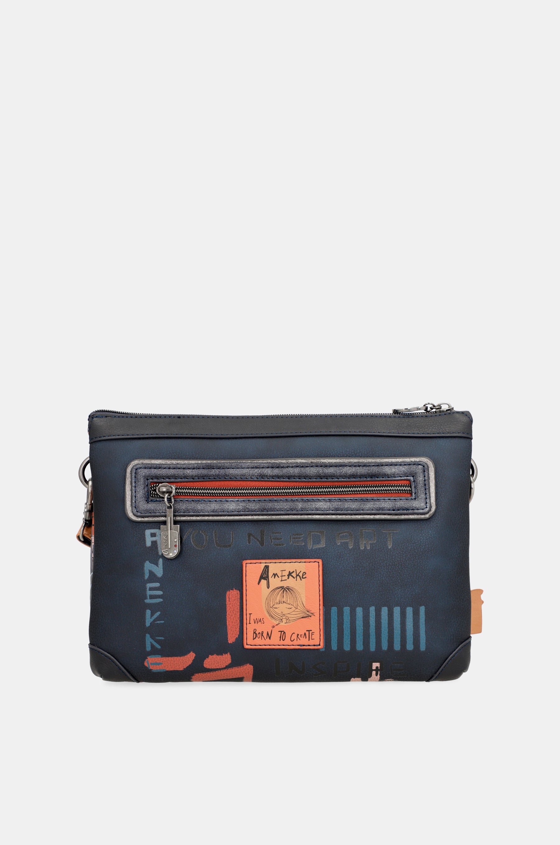 Contemporary 2 compartment shoulder bag