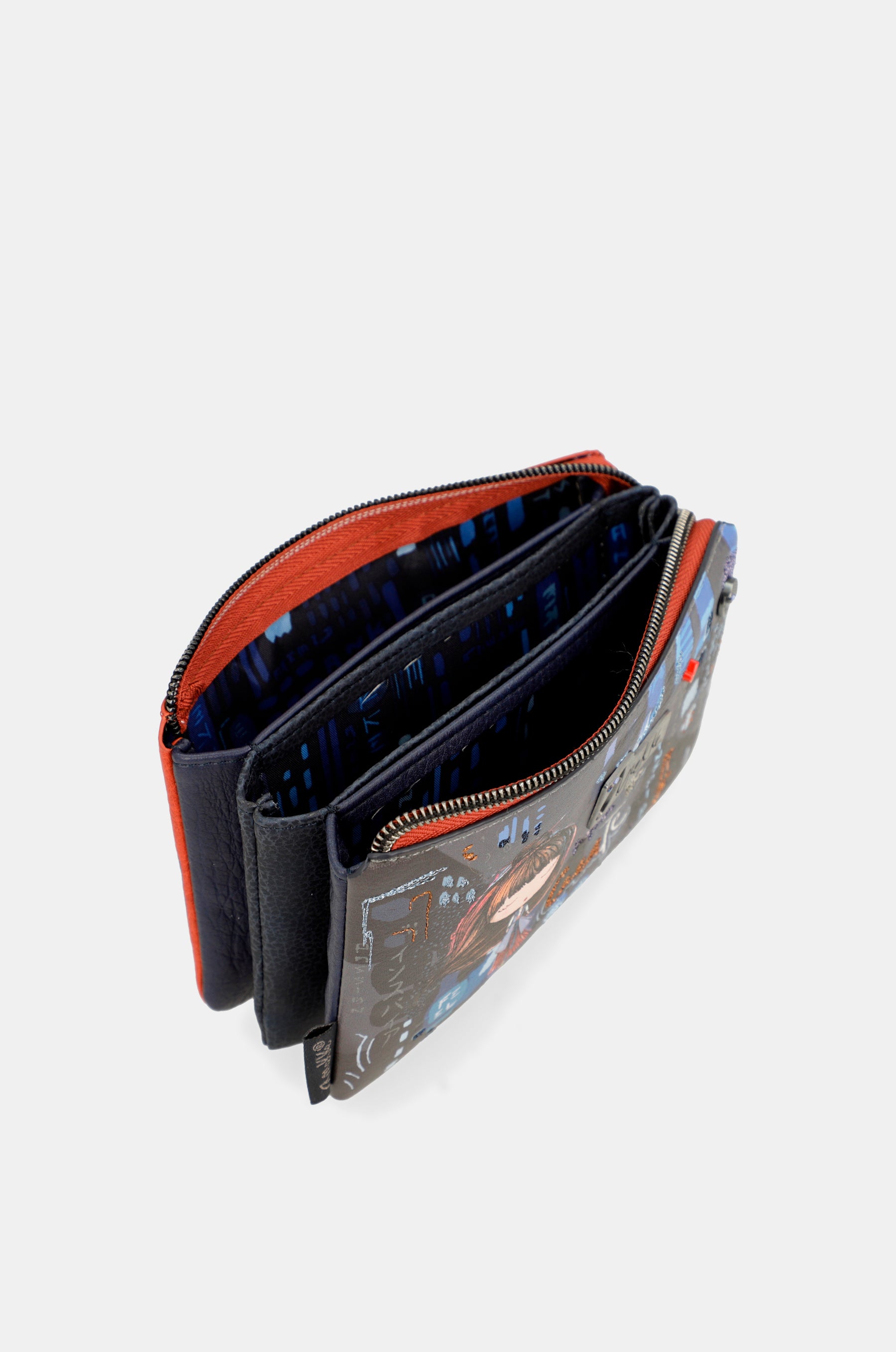 Contemporary Triple Compartment Wallet