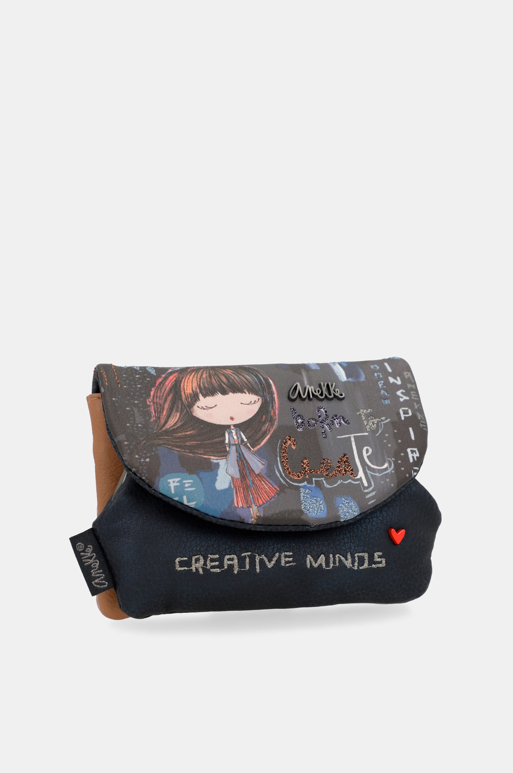 Contemporary flap coin purse