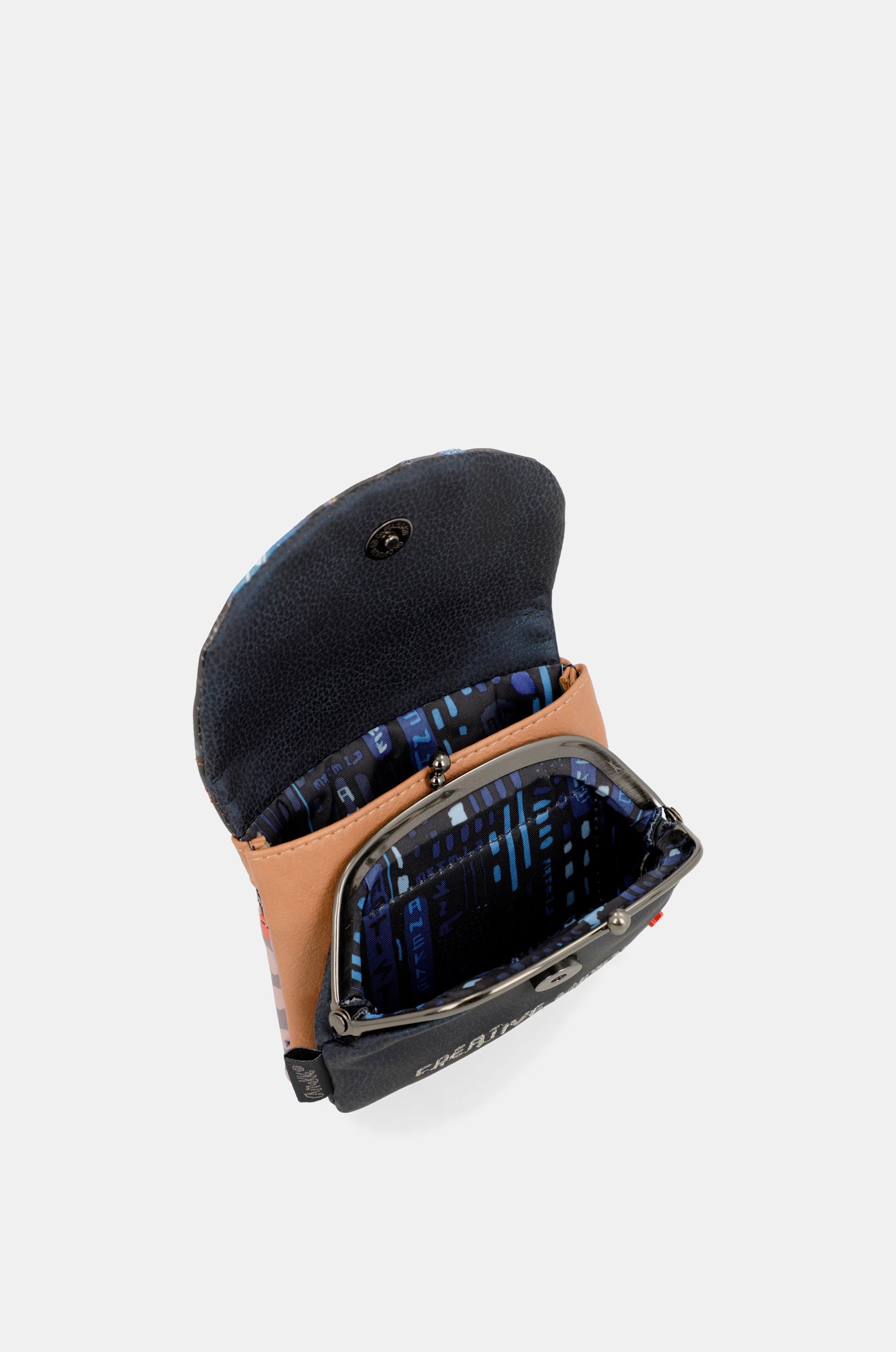 Contemporary flap coin purse