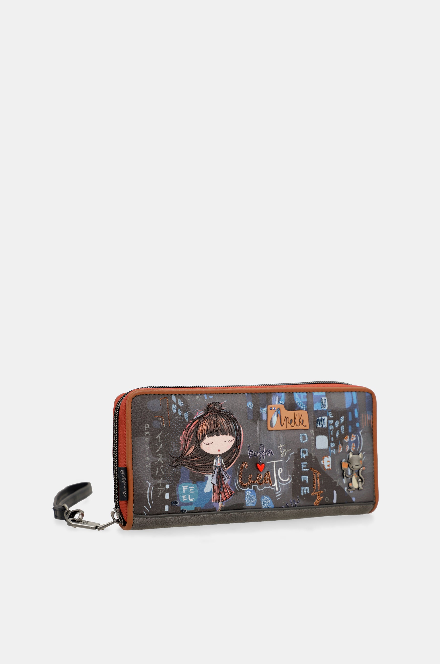 Contemporary Large Embossed RFID Wallet