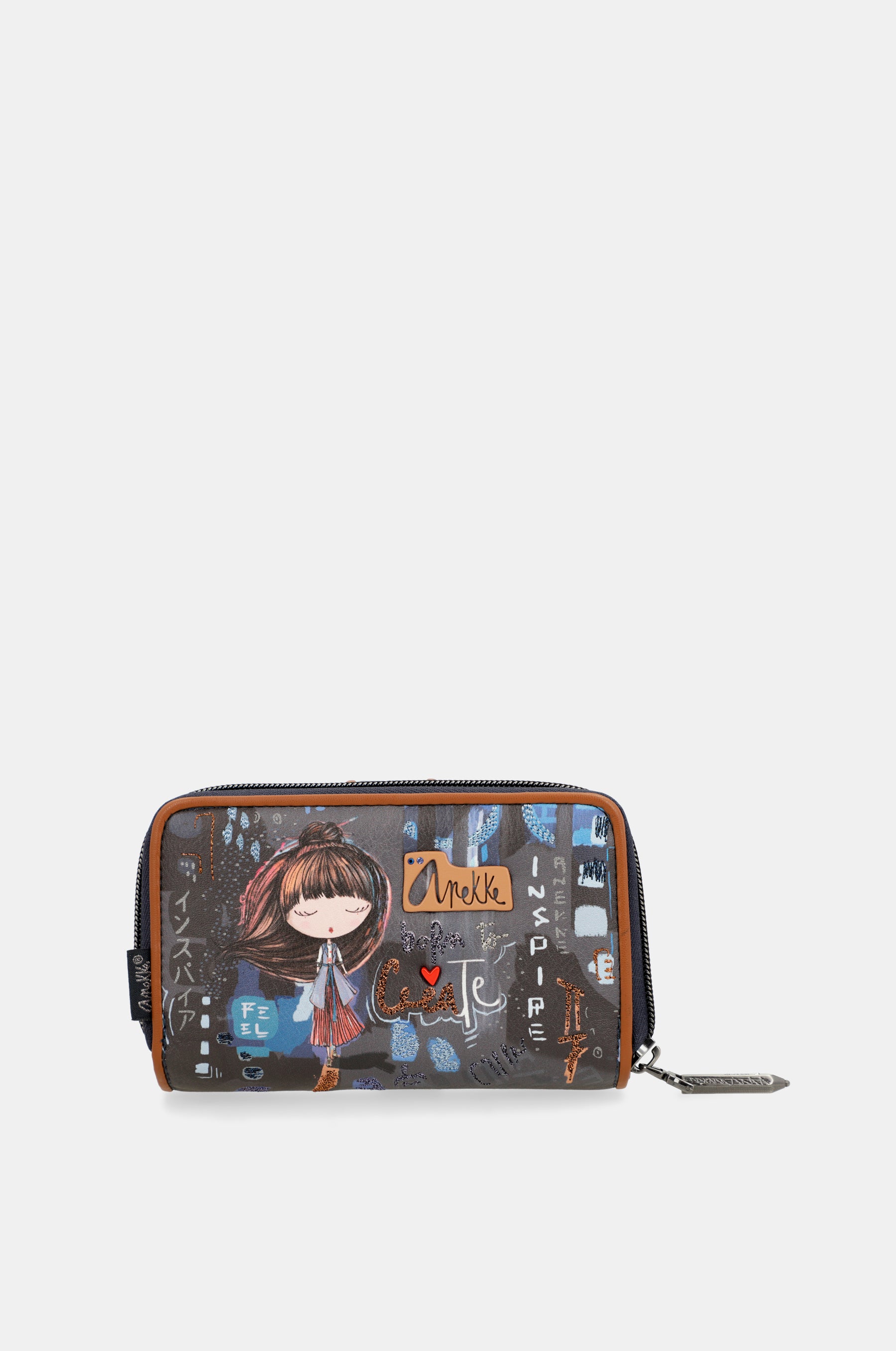 Contemporary Medium Embossed RFID Wallet