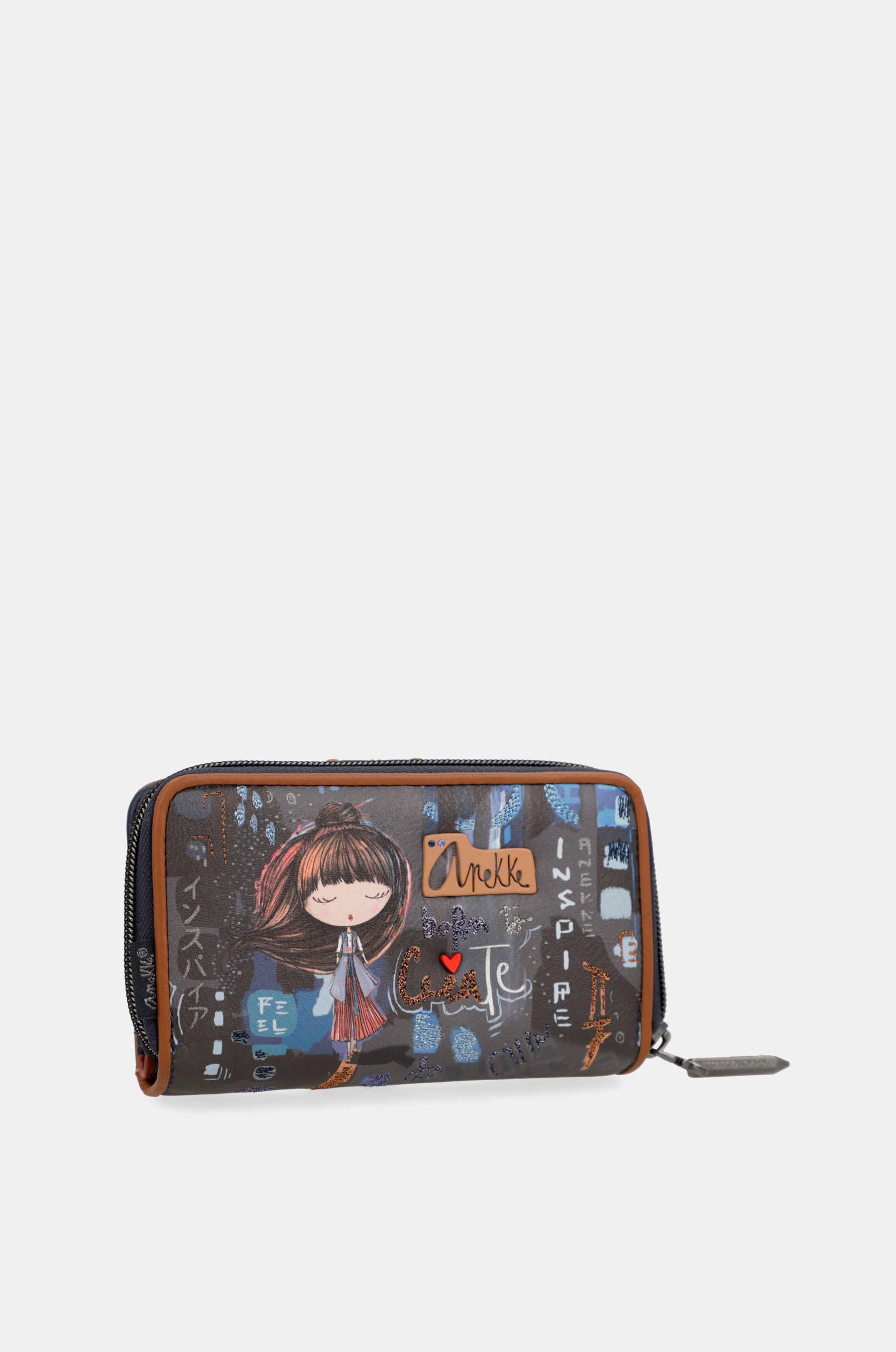 Contemporary Medium Embossed RFID Wallet