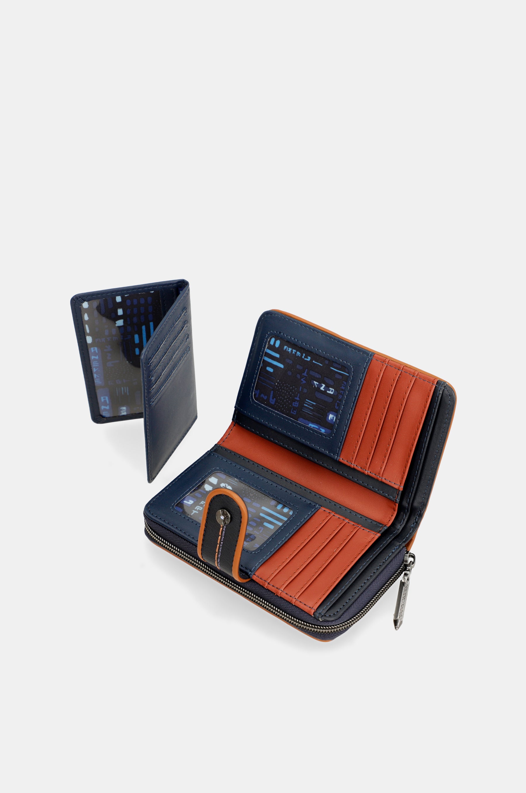 Contemporary Medium Embossed RFID Wallet