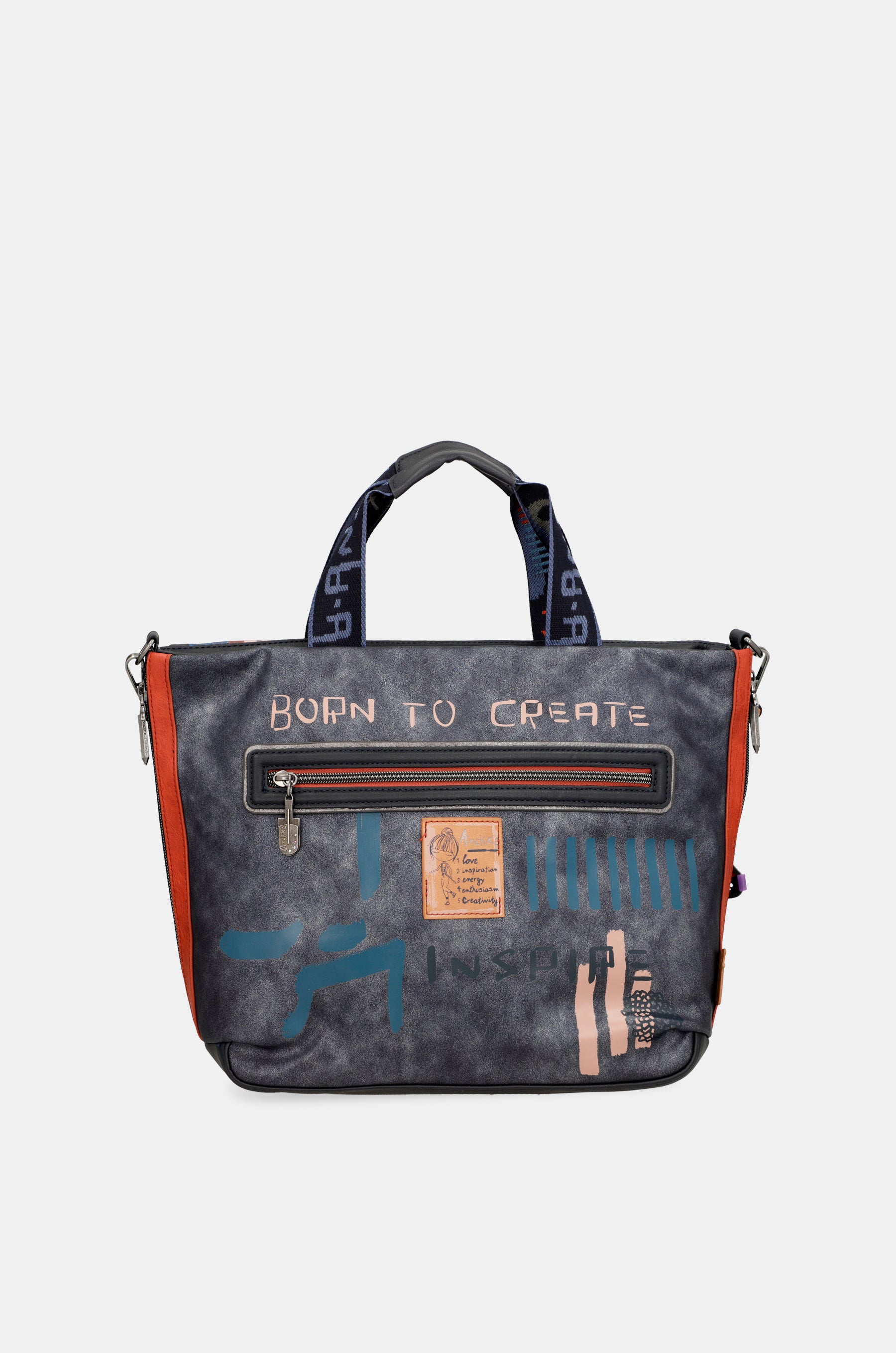 Origami large shoulder bag