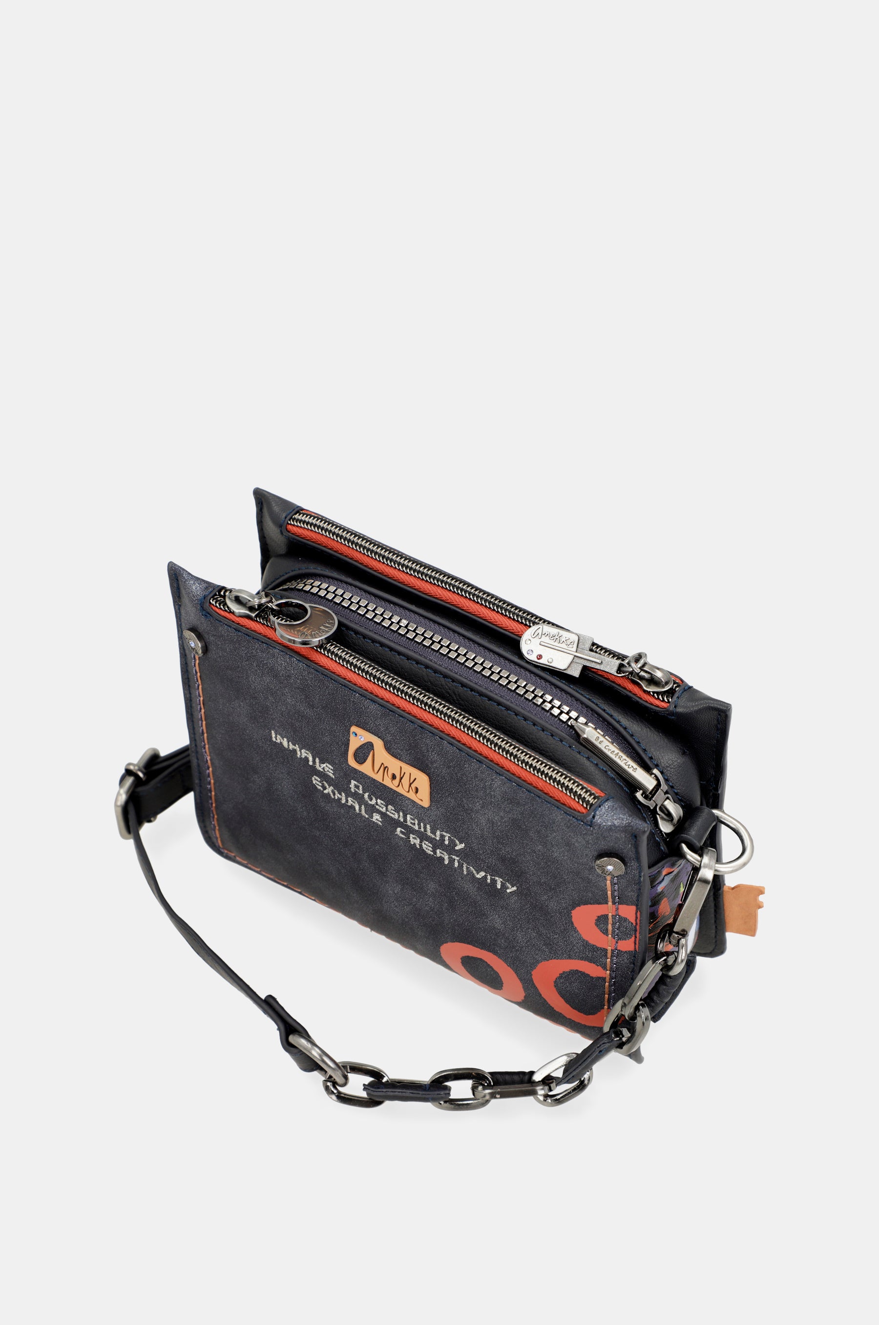 Nagare 3 compartments small shoulder bag