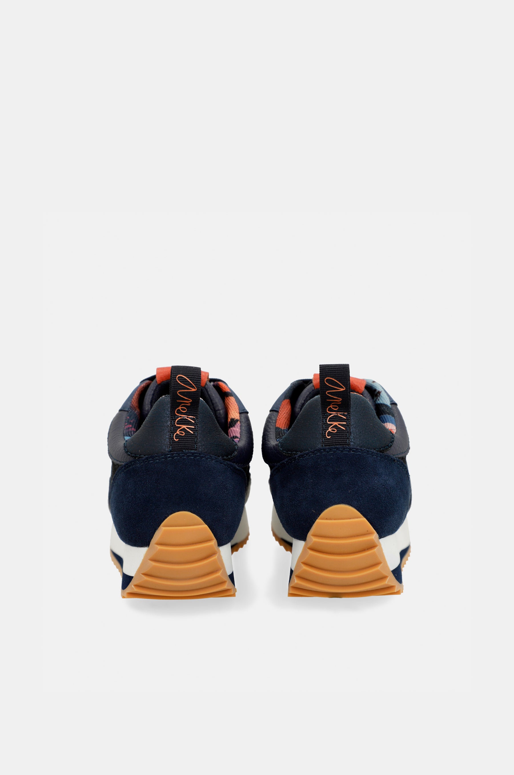 Navy Blue Palette Patterned Sports Sneakers