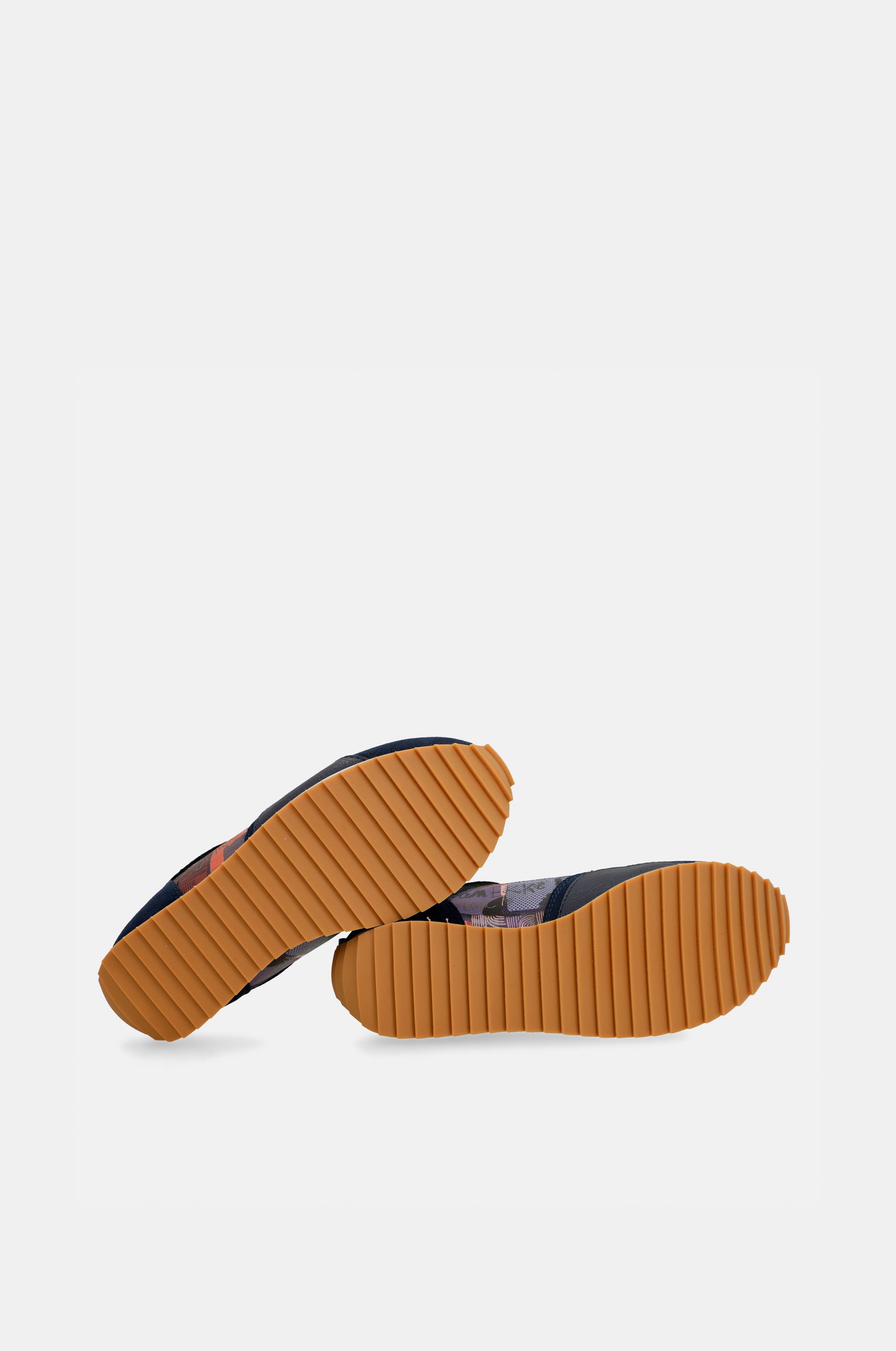 Navy Blue Palette Patterned Sports Sneakers