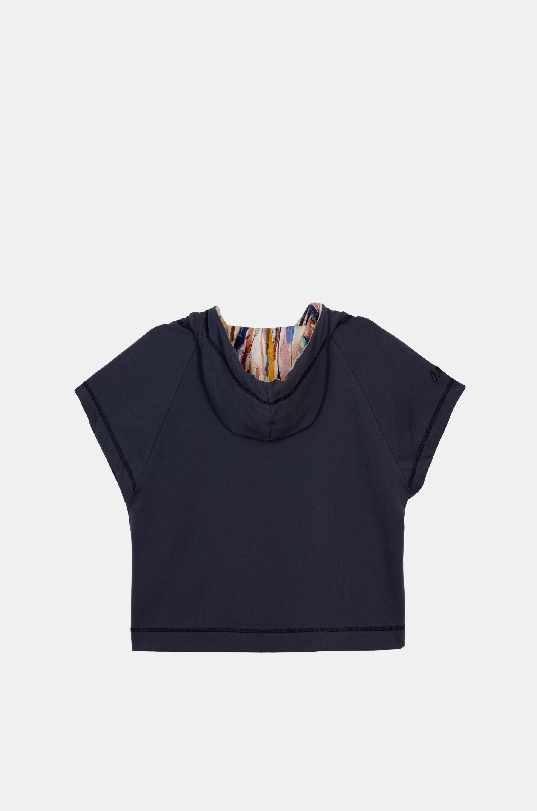Studio navy blue sleeveless sweatshirt