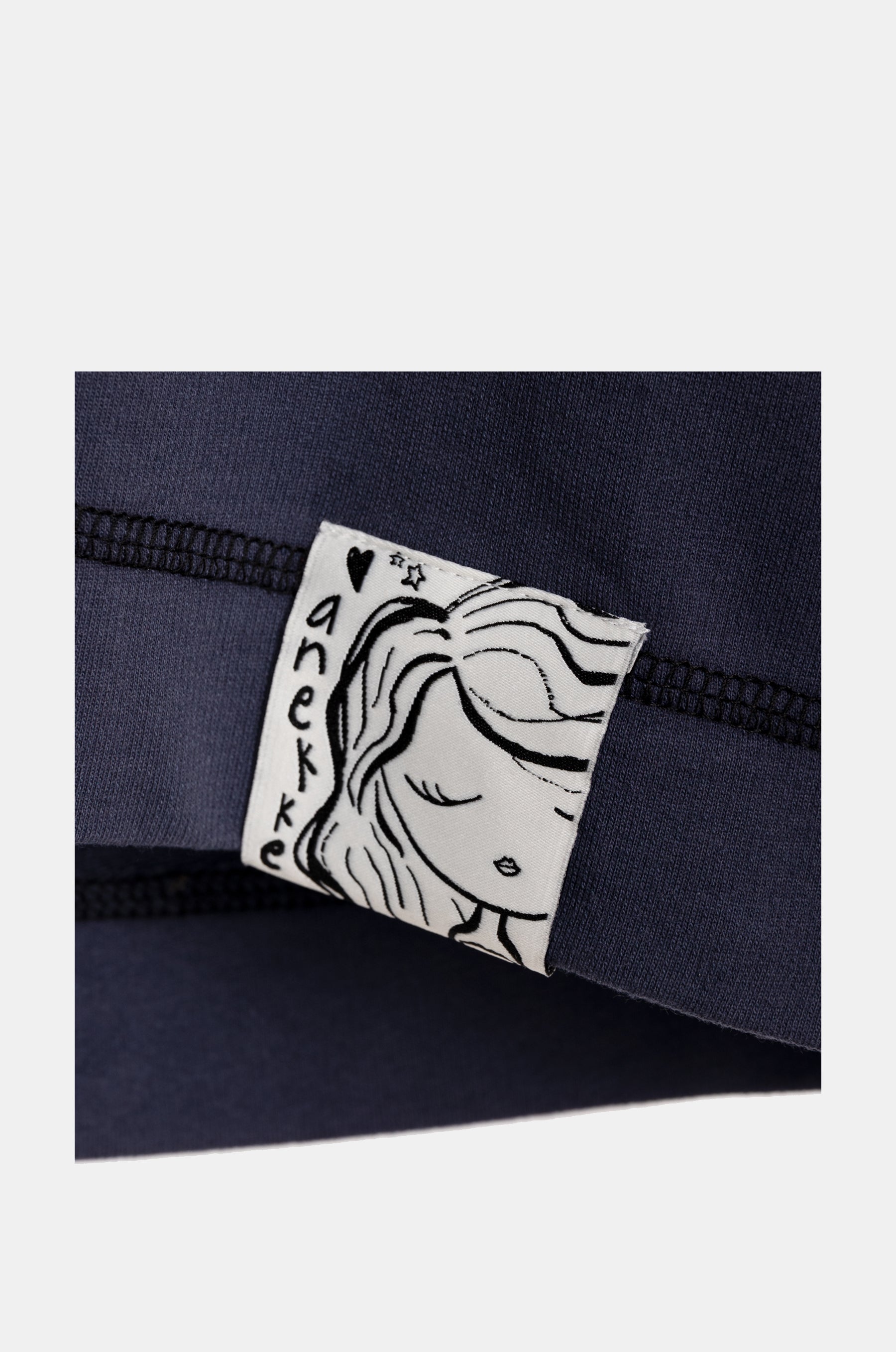 Studio navy blue sleeveless sweatshirt