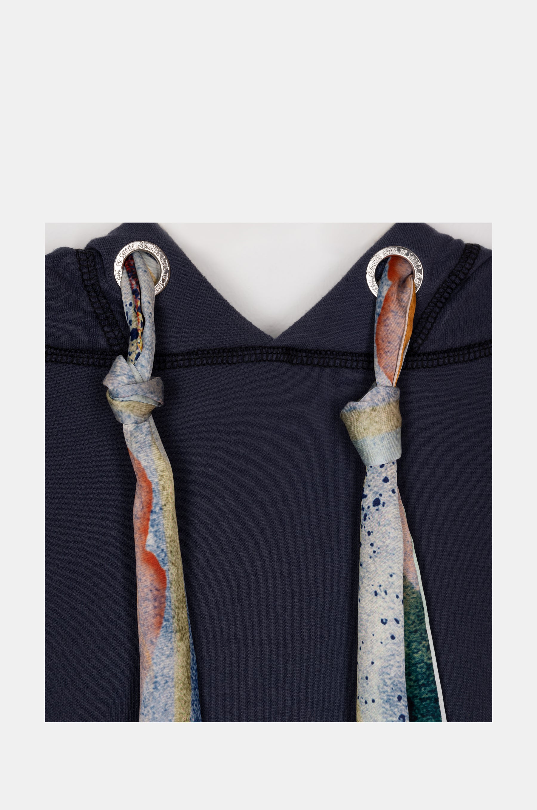 Studio navy blue sleeveless sweatshirt