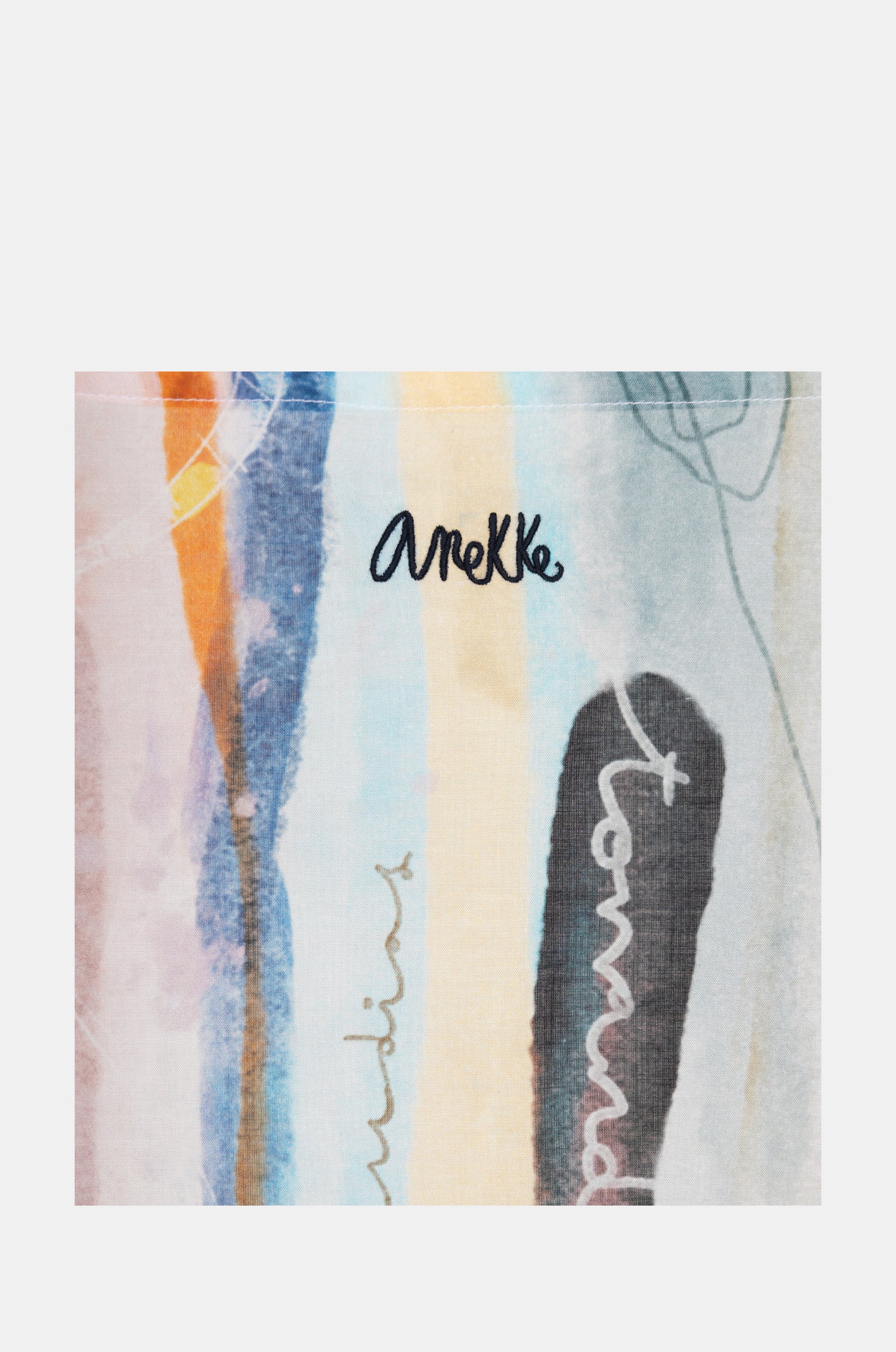 Studio printed long kimono