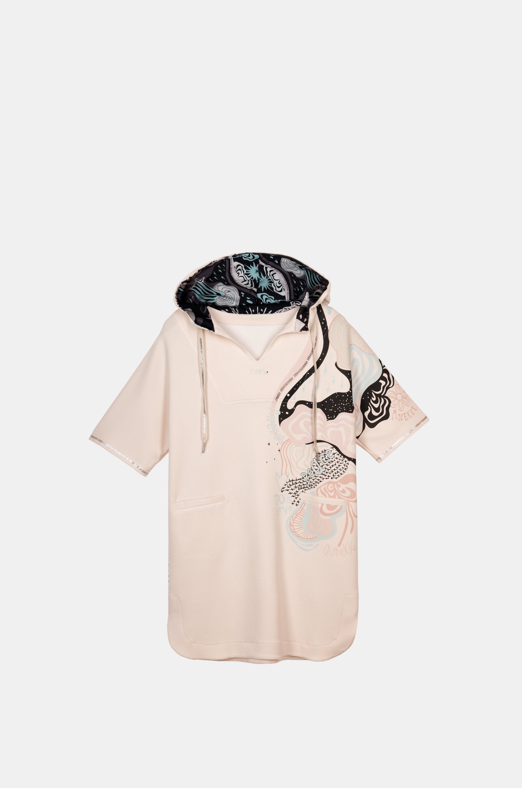 Psicodelic sweatshirt dress