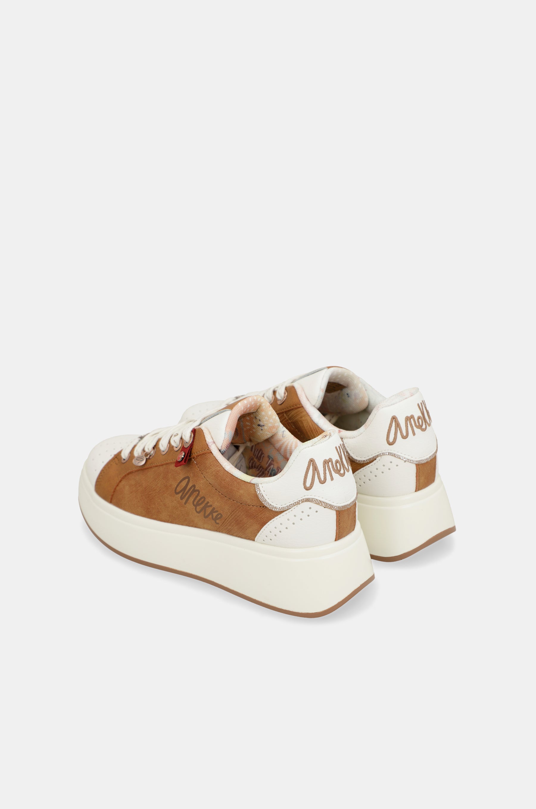 Peace & Love brown sneakers