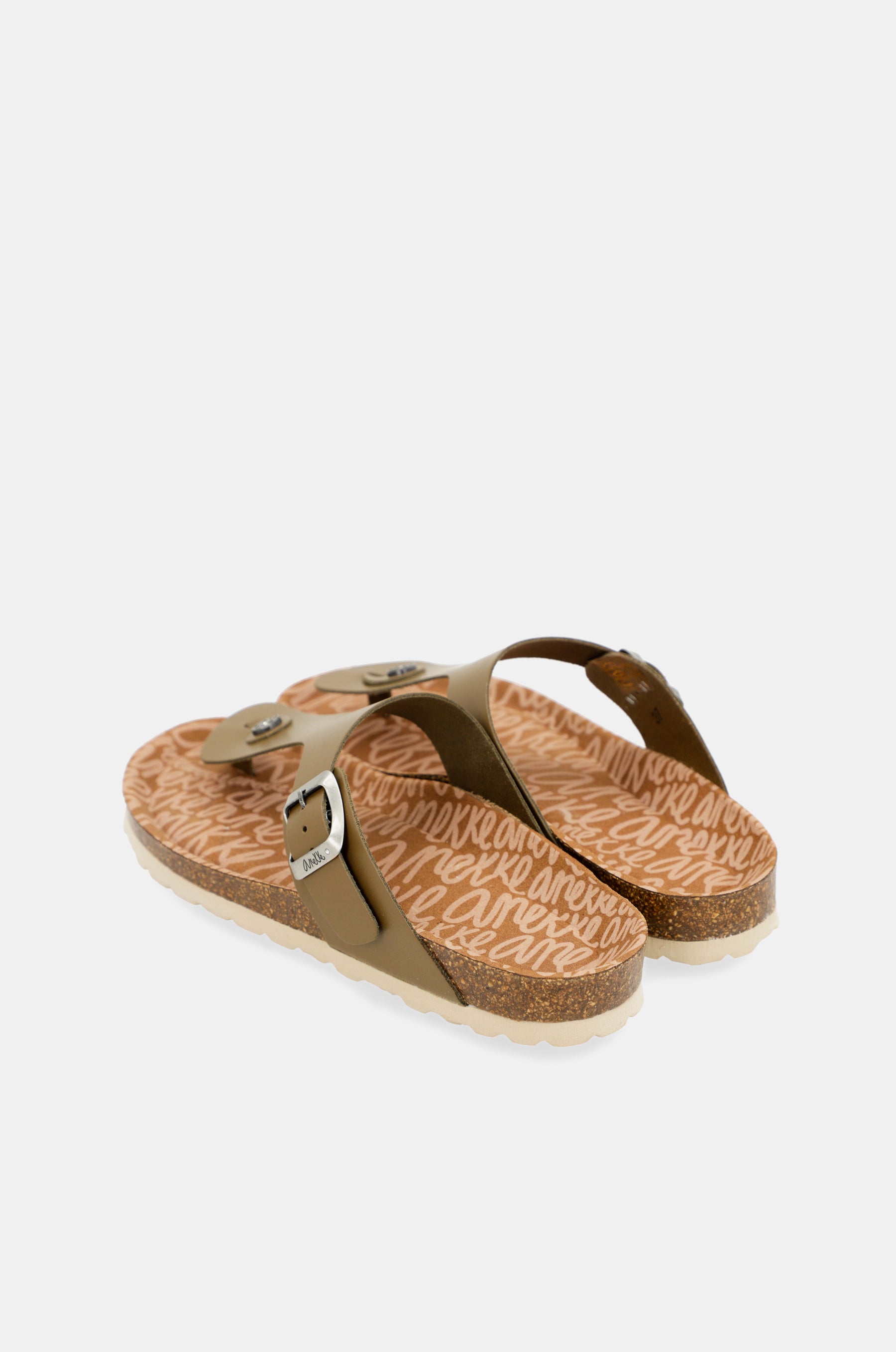 Women's green bio sandals