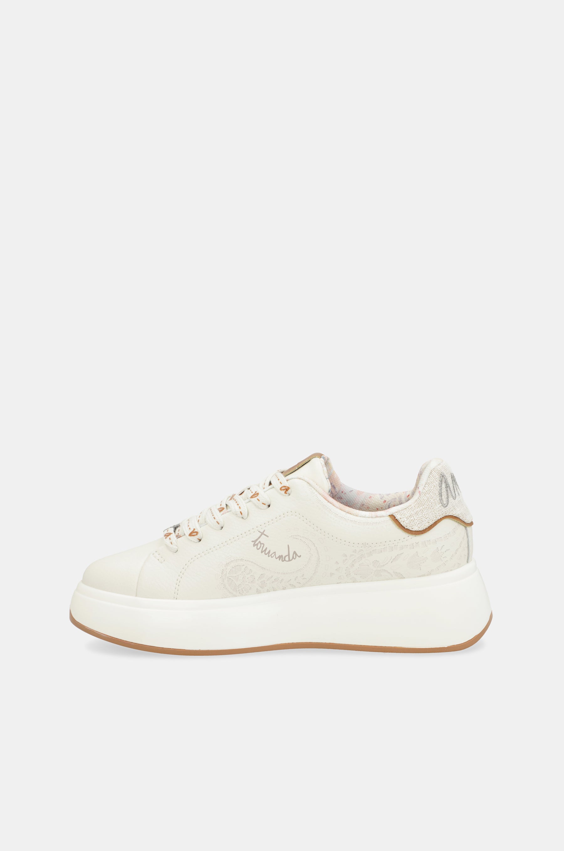 Peace & Love white sneakers