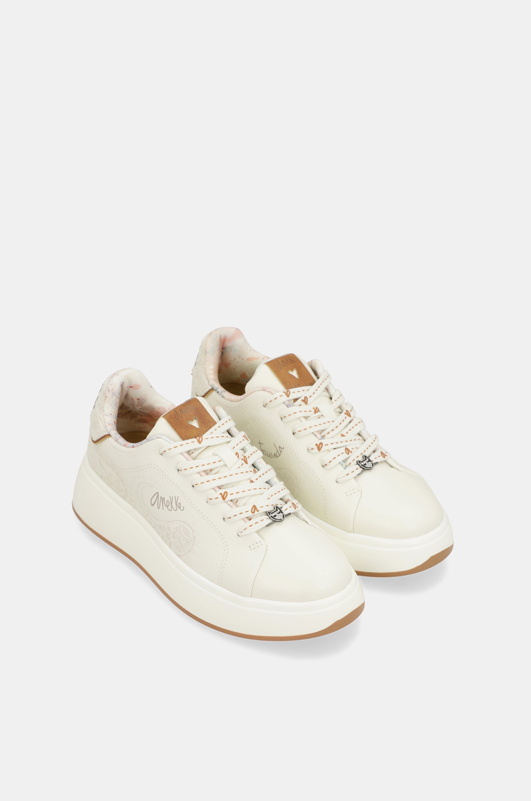 Peace & Love white sneakers