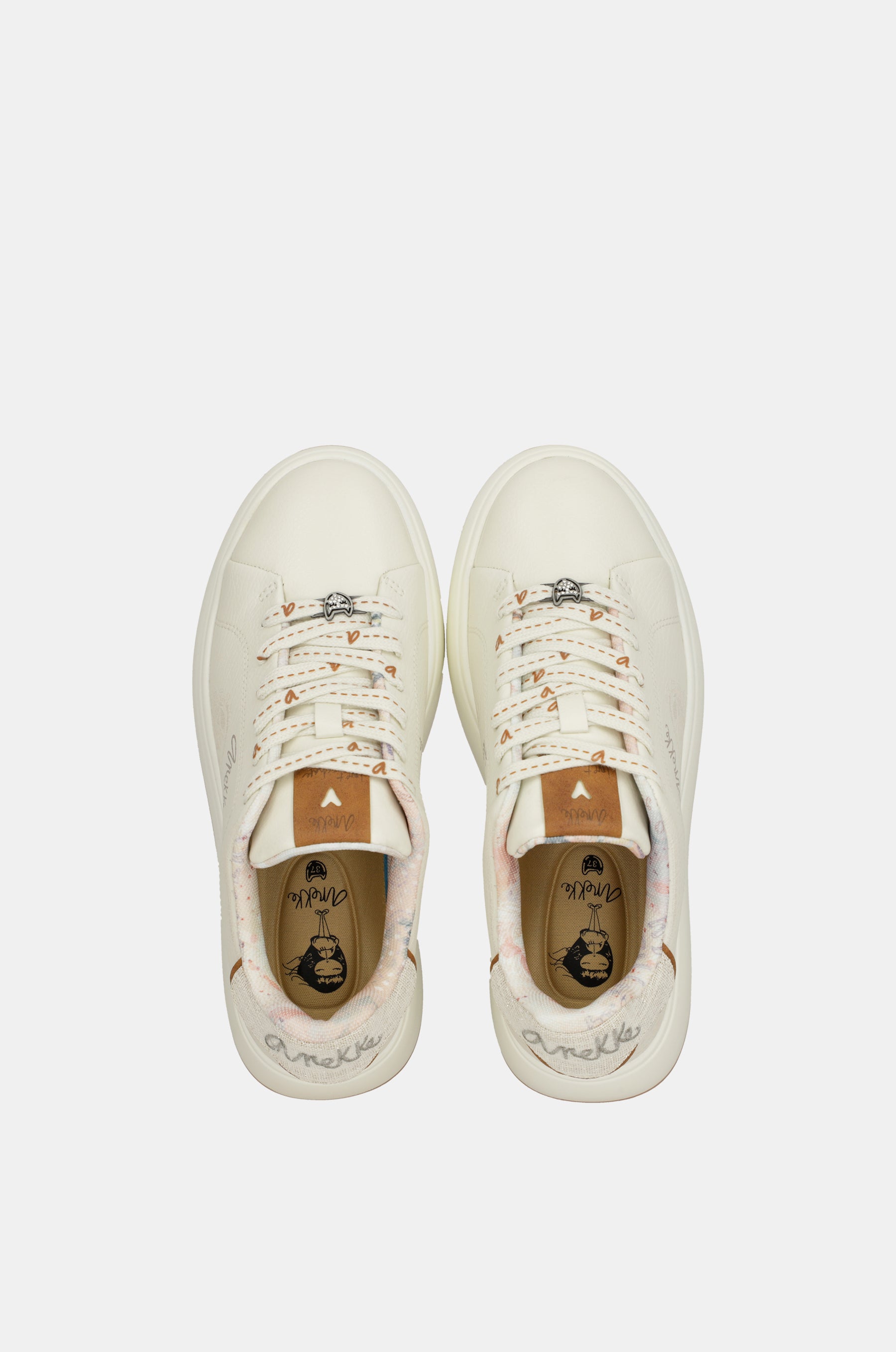 Peace & Love white sneakers
