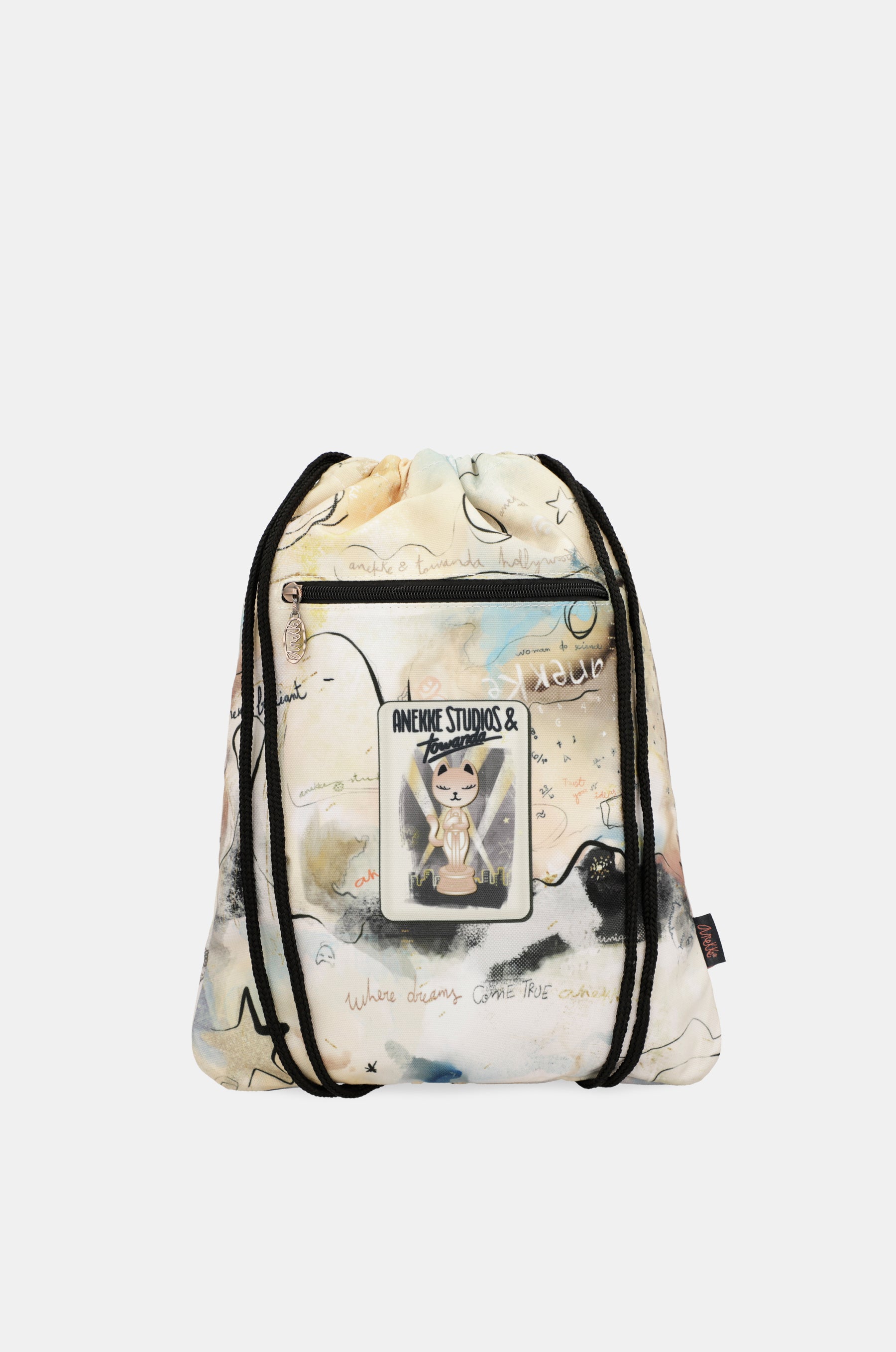 Hollywood fabric drawstring backpack