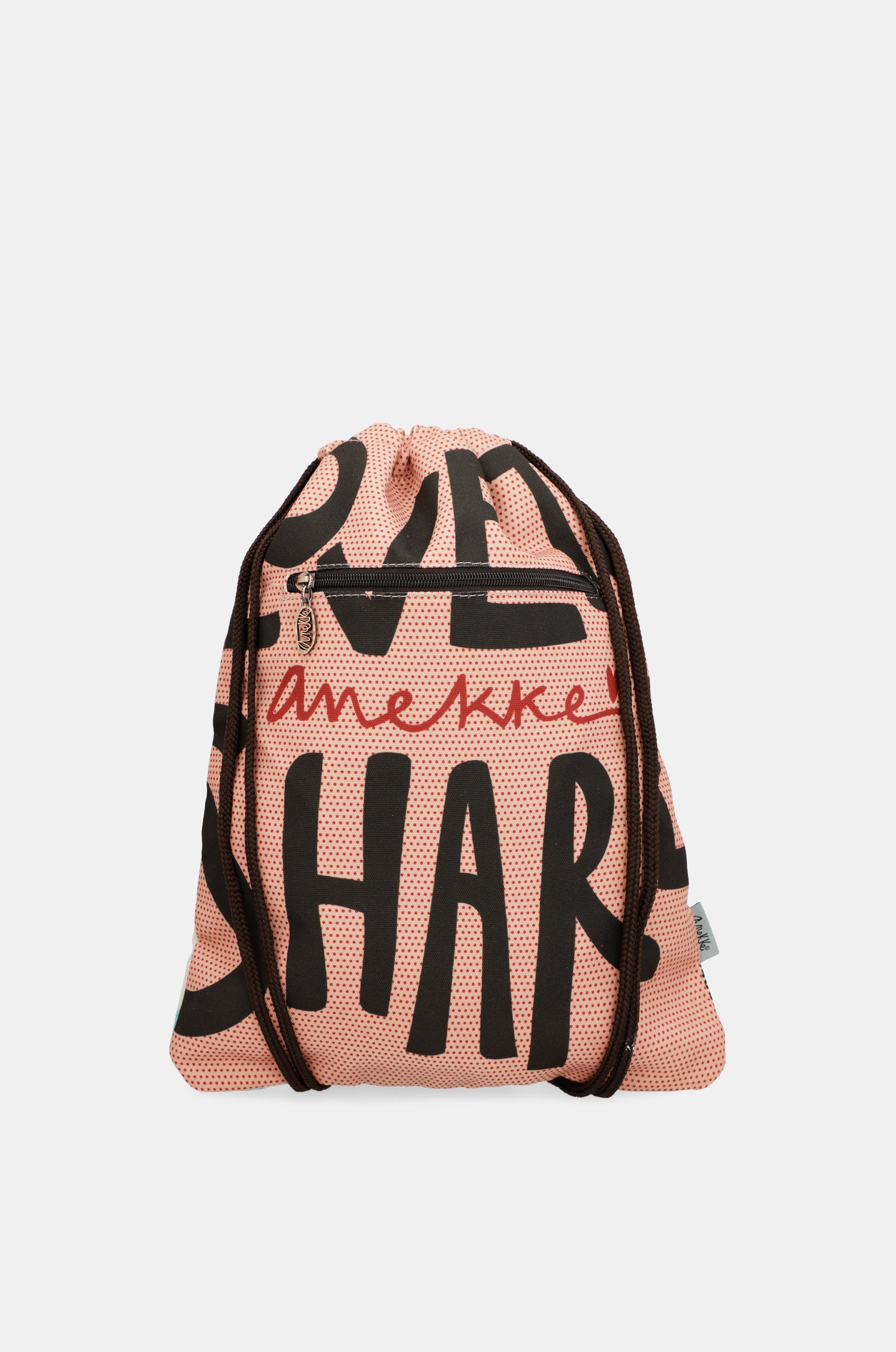 Fashion fabric drawstring backpack