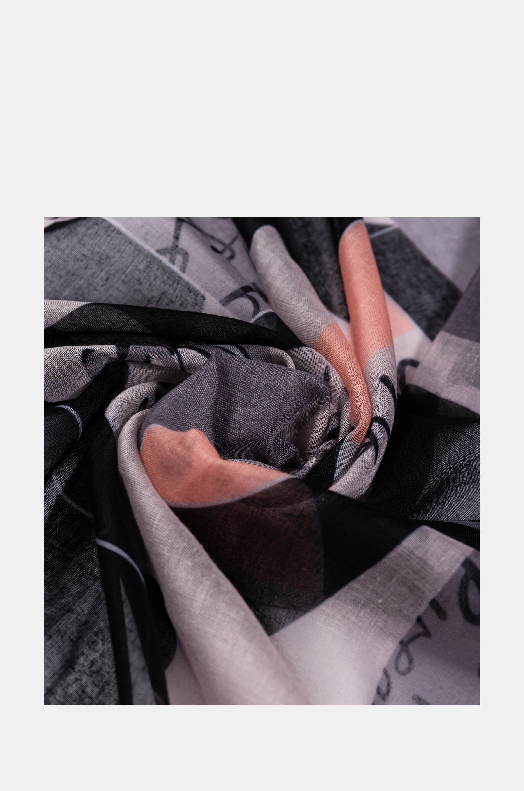 Sixties grey scarf