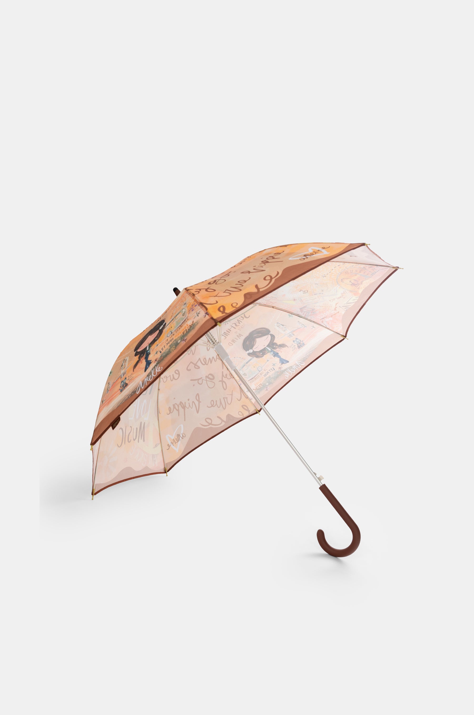 Peace & Love long umbrella