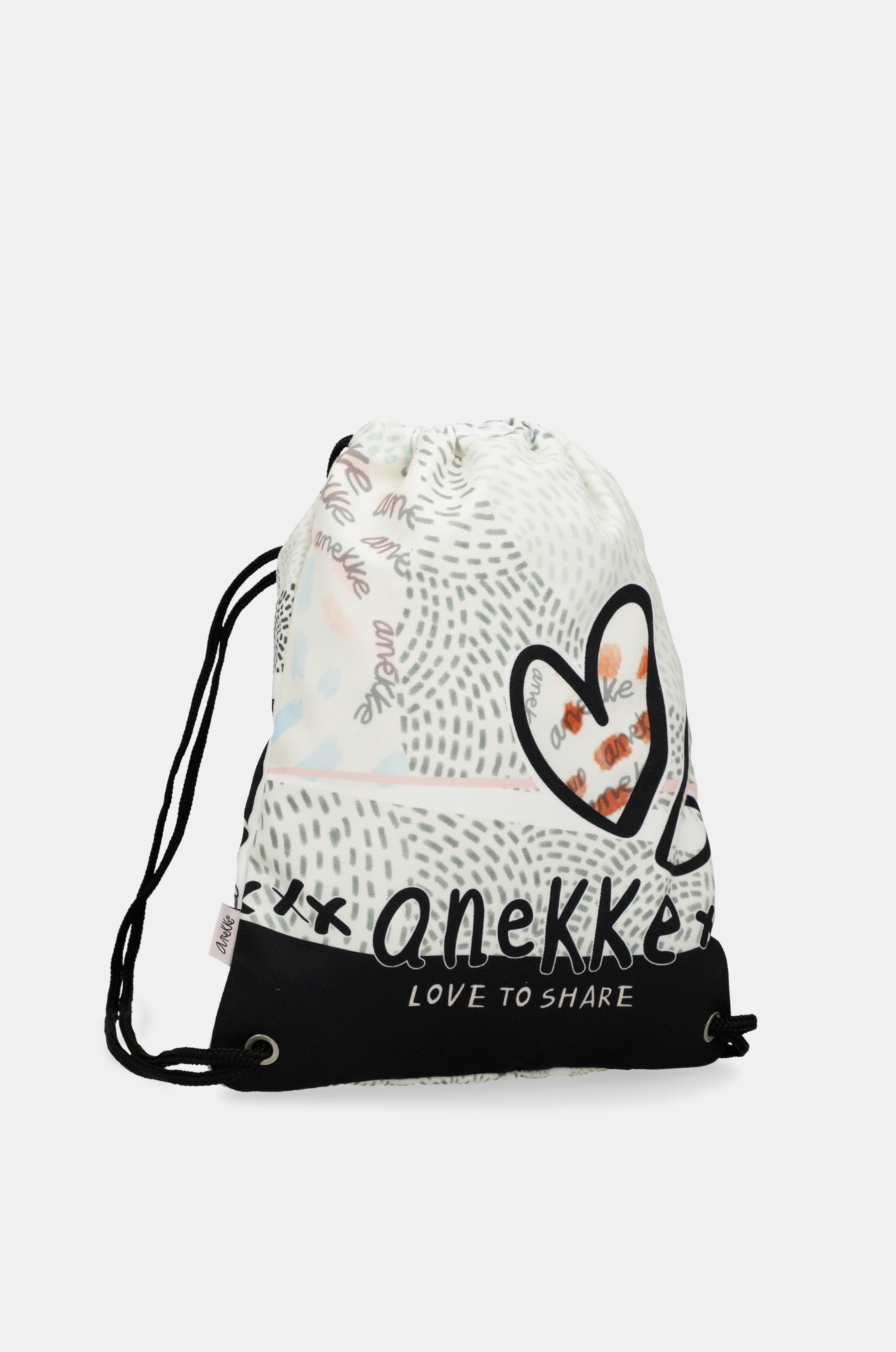 Sixties fabric drawstring backpack