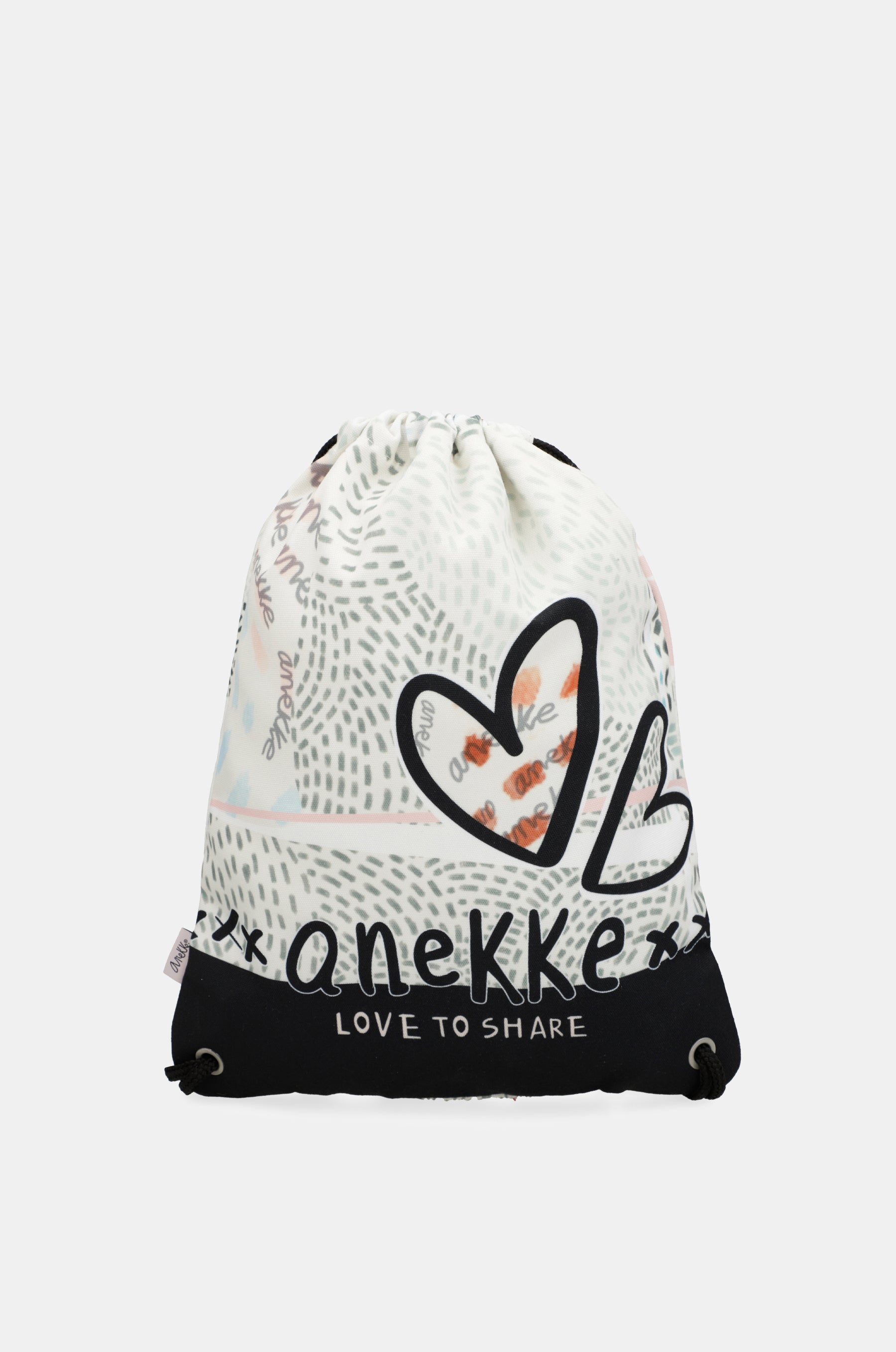 Sixties fabric drawstring backpack
