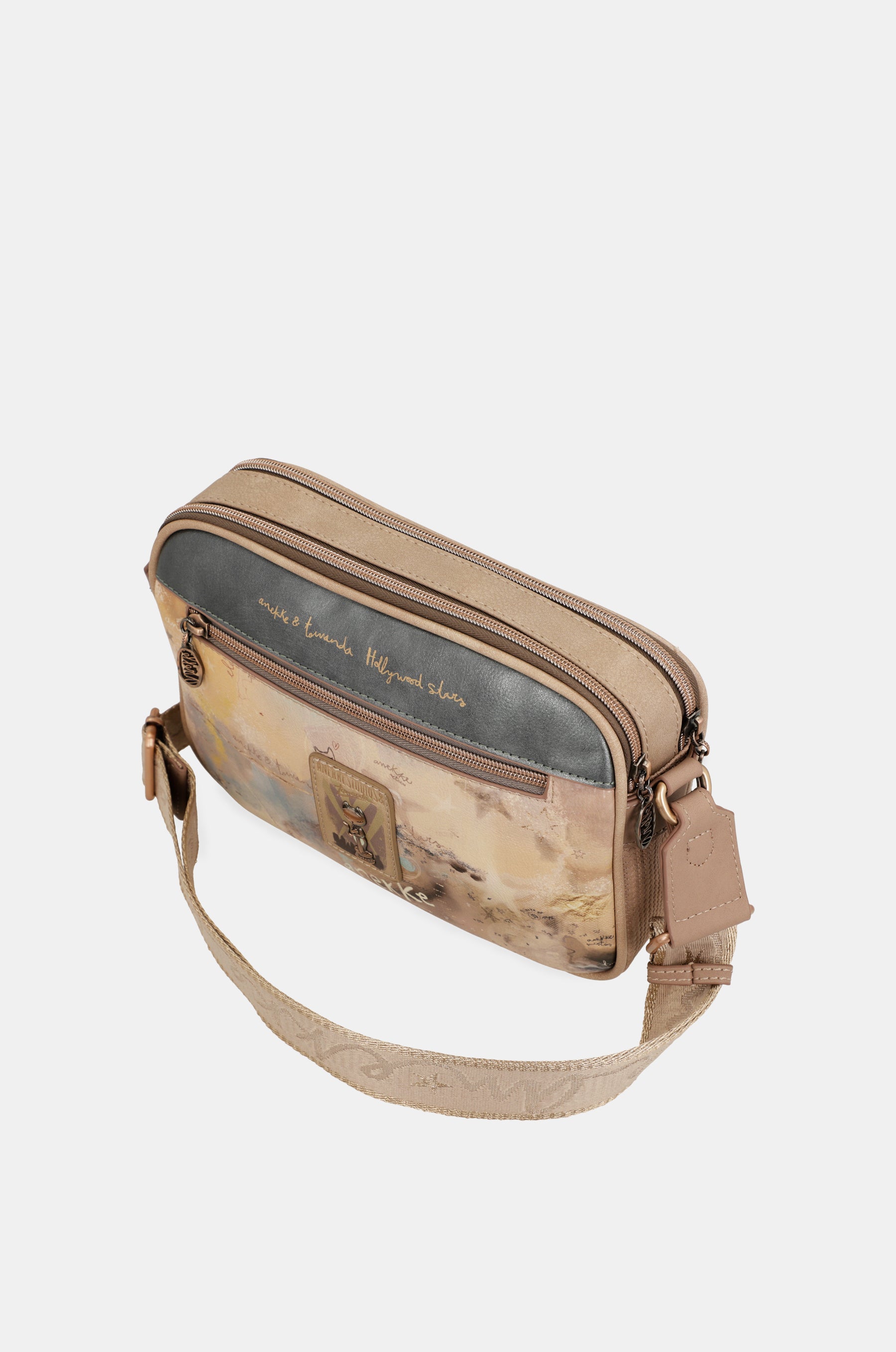 Hollywood double compartment crossbody bag