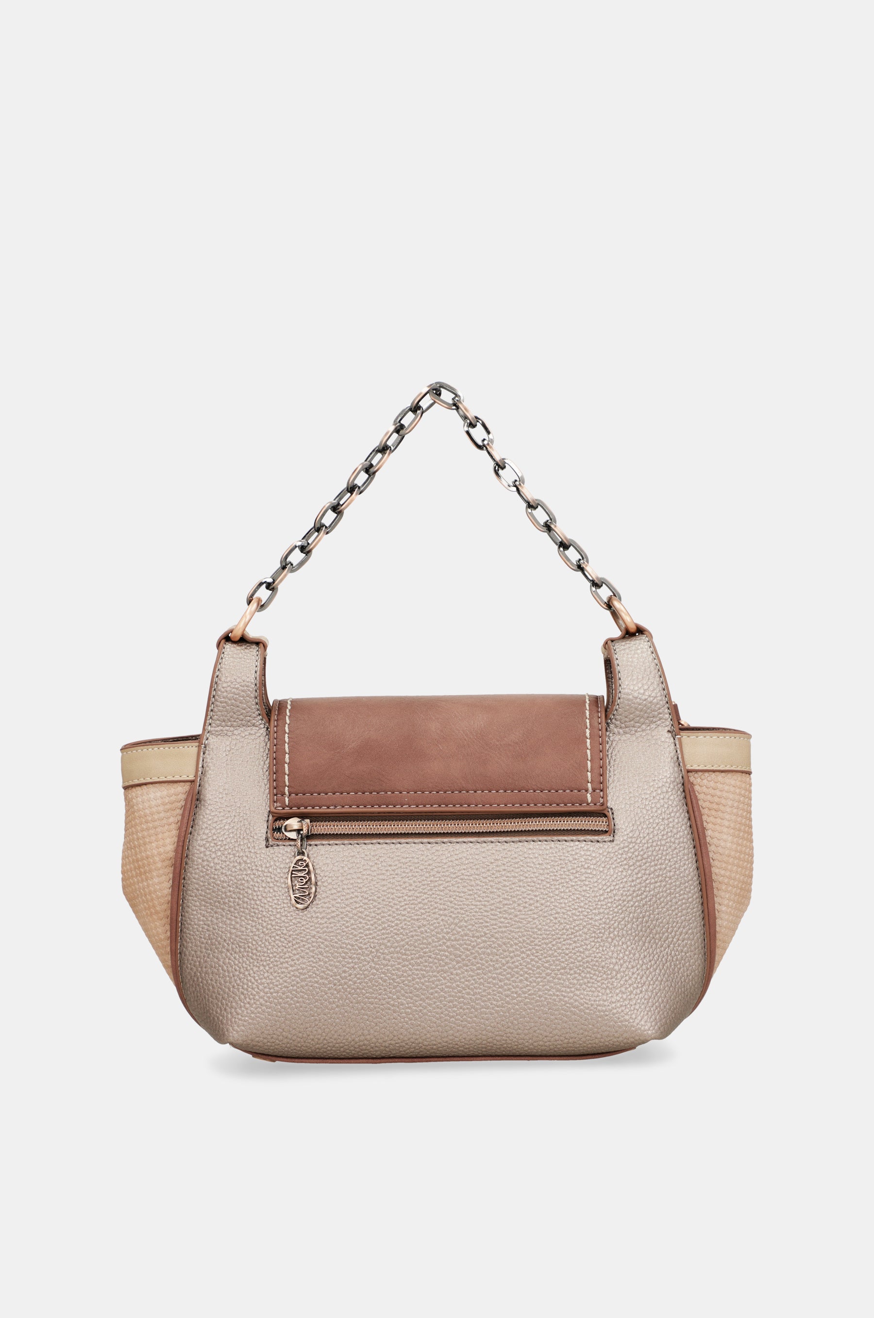 Hollywood crossbody bag with metal handle