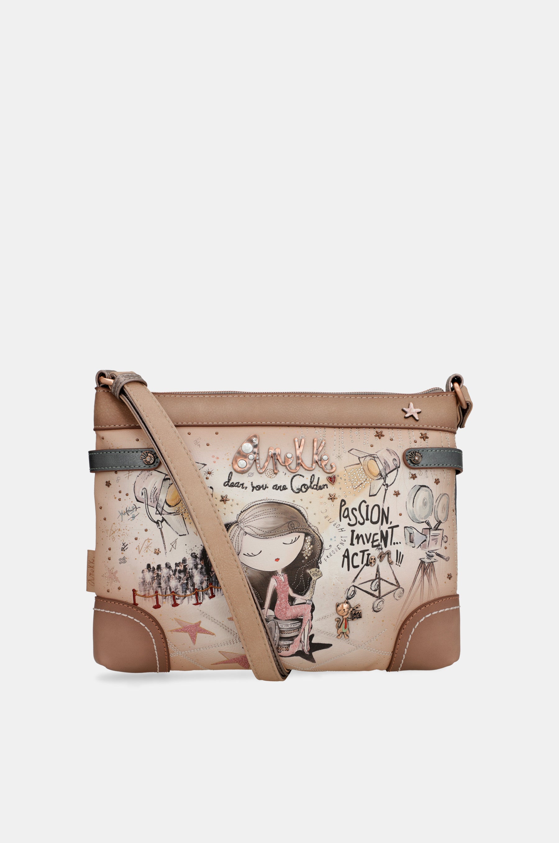 Hollywood rectangular crossbody bag