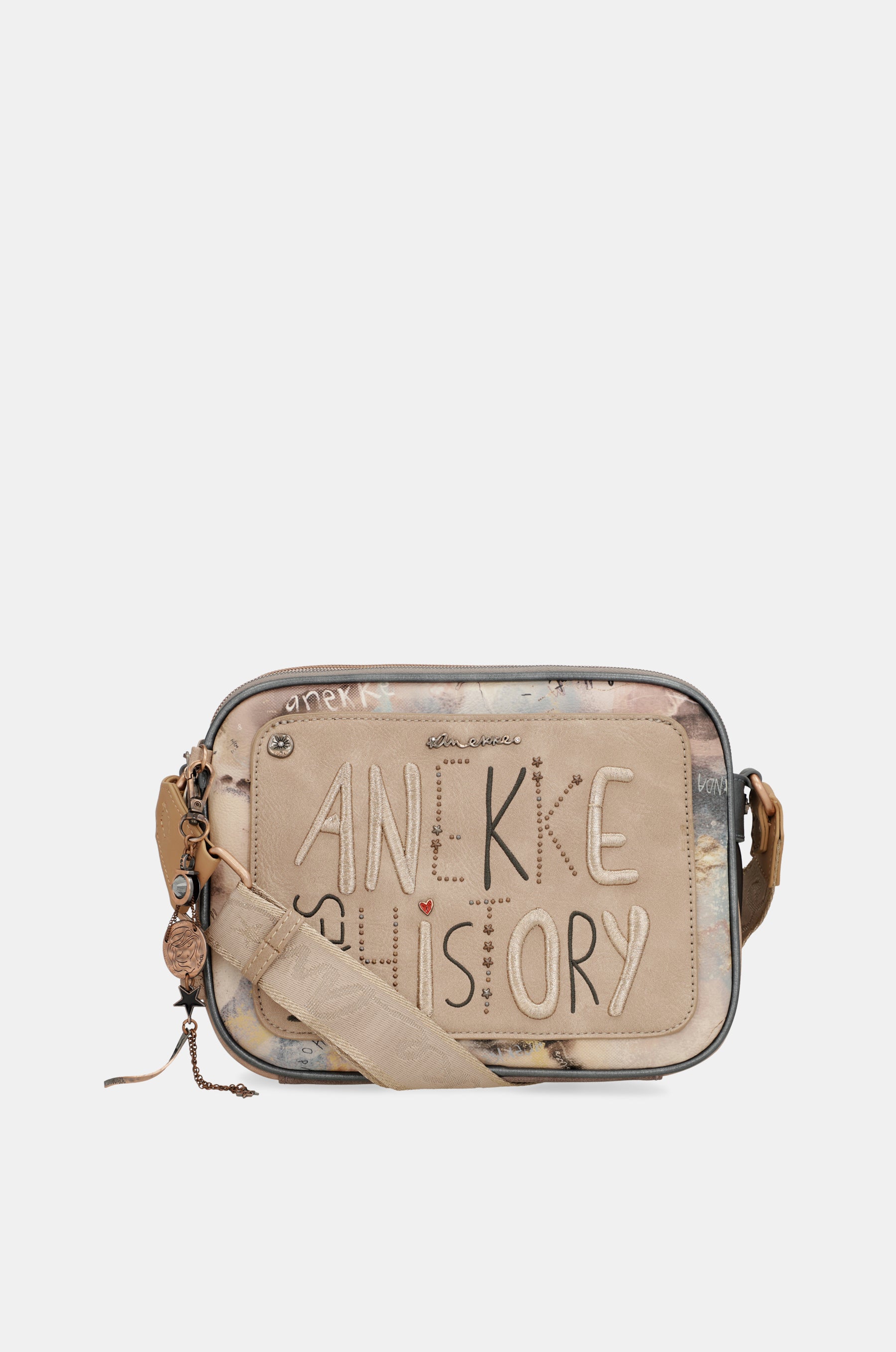 Stars 2-compartment crossbody bag