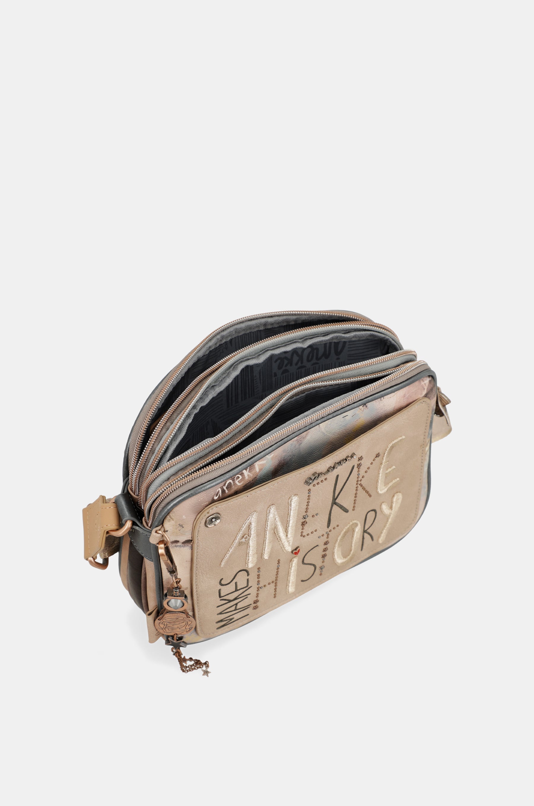 Stars 2-compartment crossbody bag