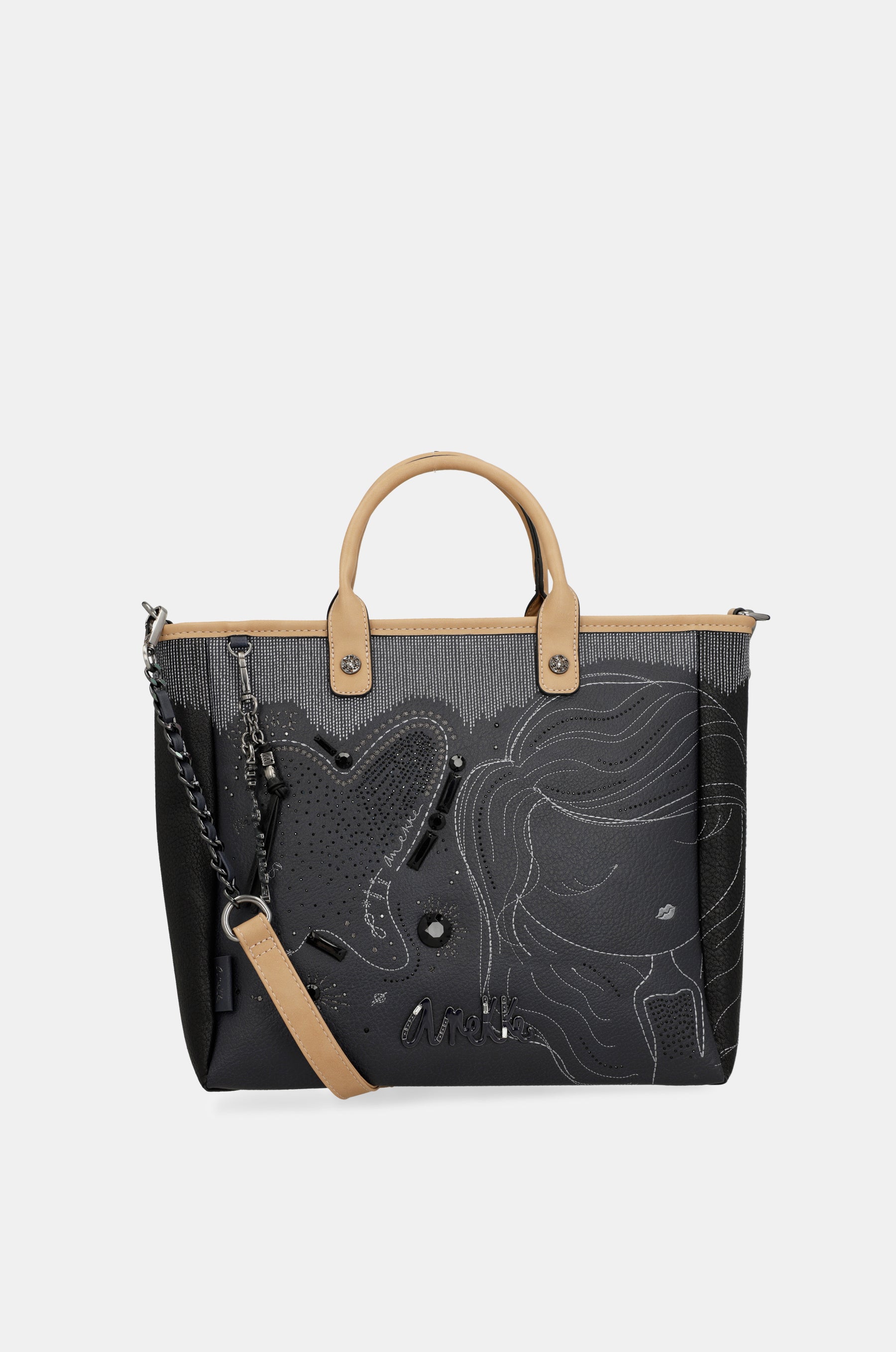 Studio navy blue tote