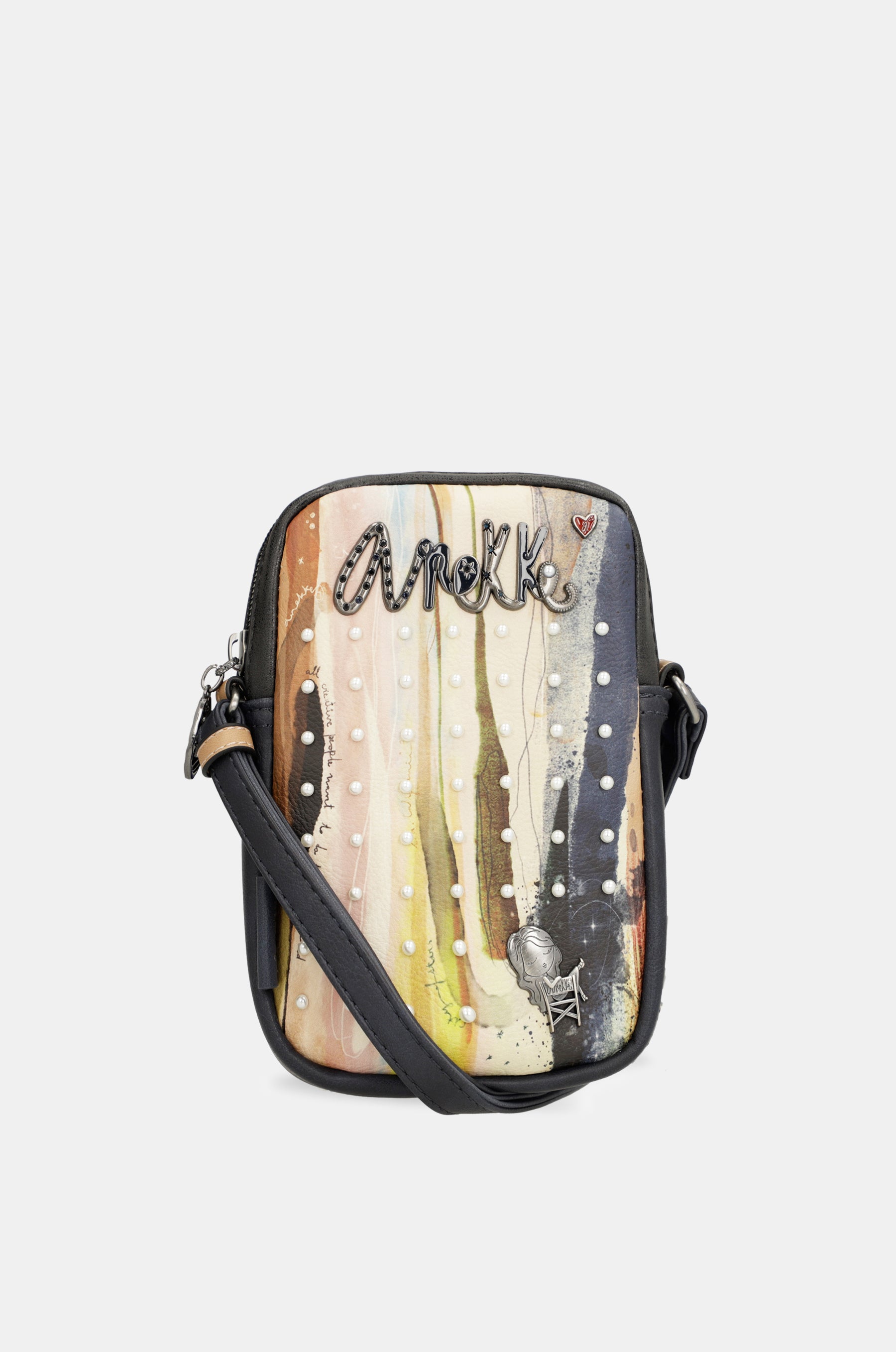 Studio navy blue mini crossbody bag