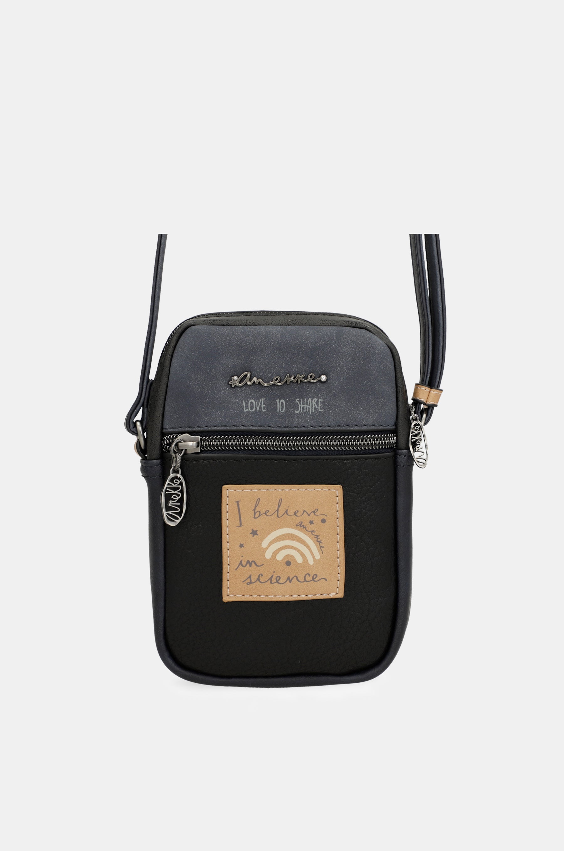 Studio navy blue mini crossbody bag