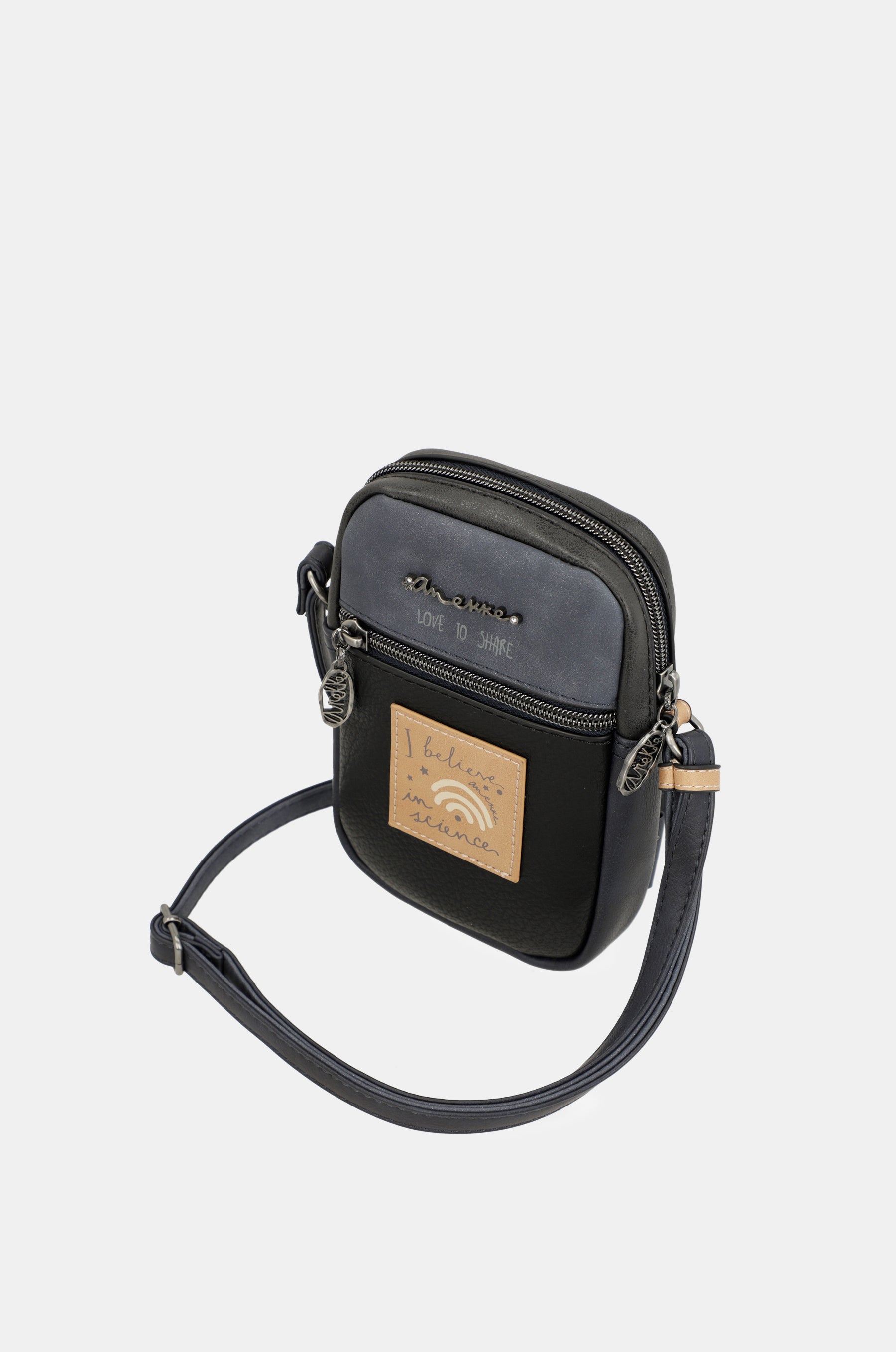 Studio navy blue mini crossbody bag
