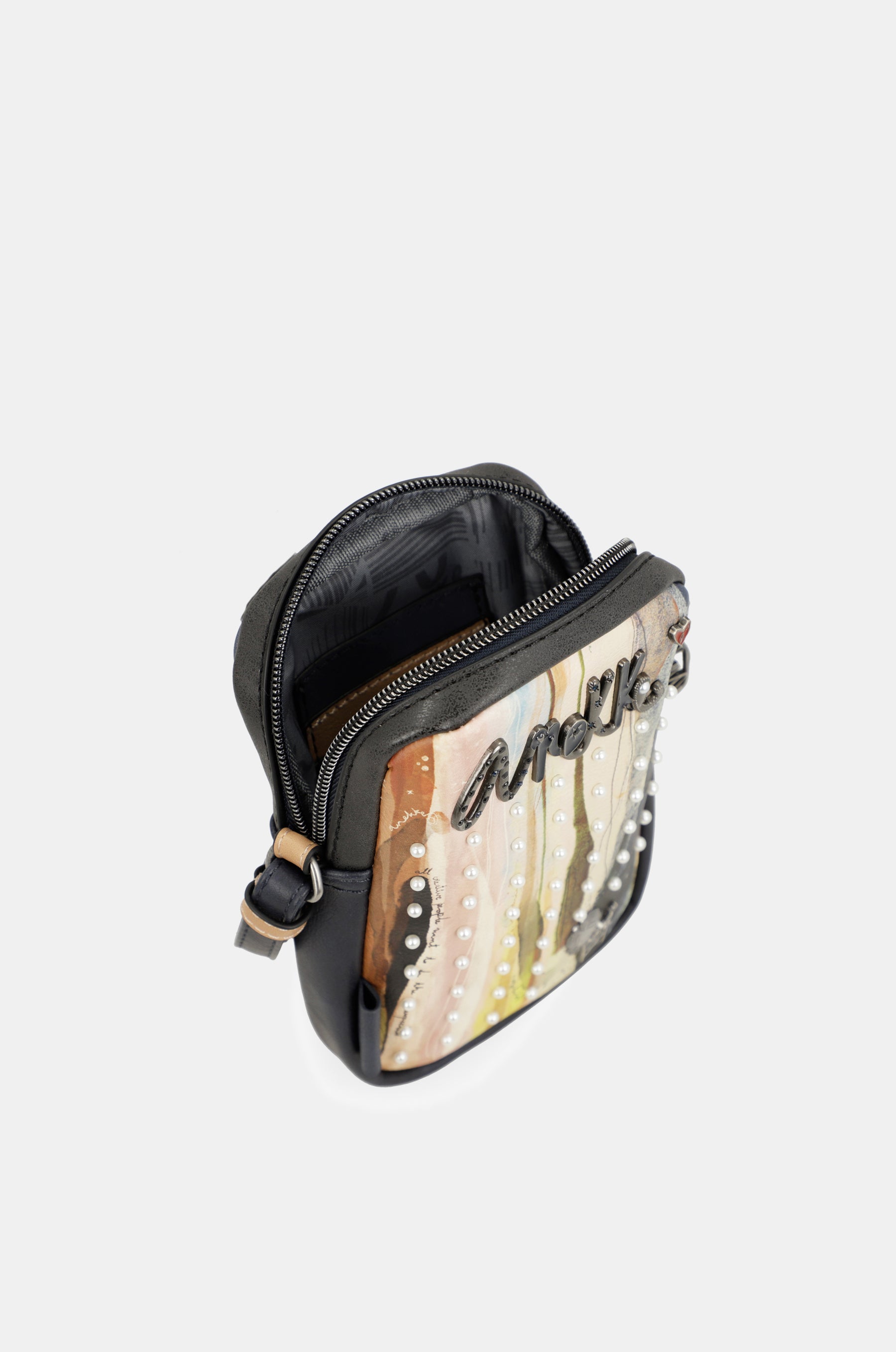 Studio navy blue mini crossbody bag