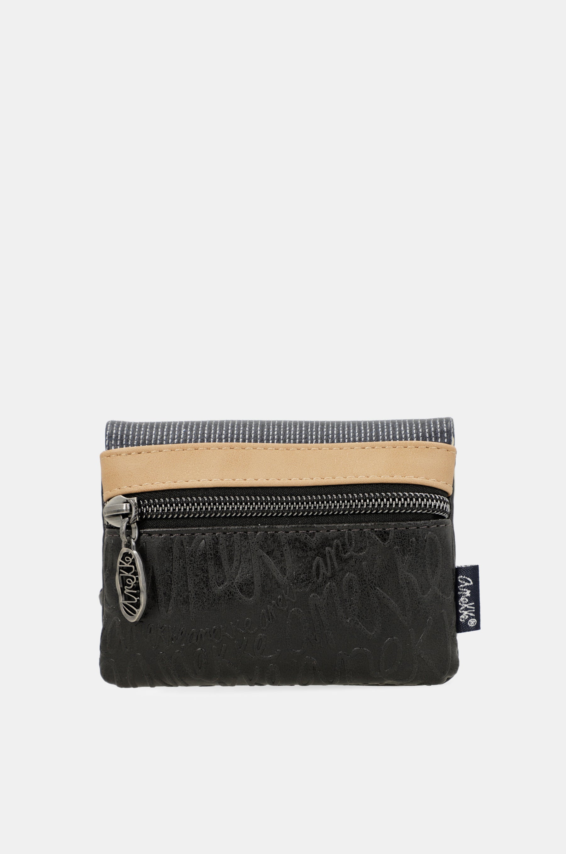 Studio navy blue coin purse with flap
