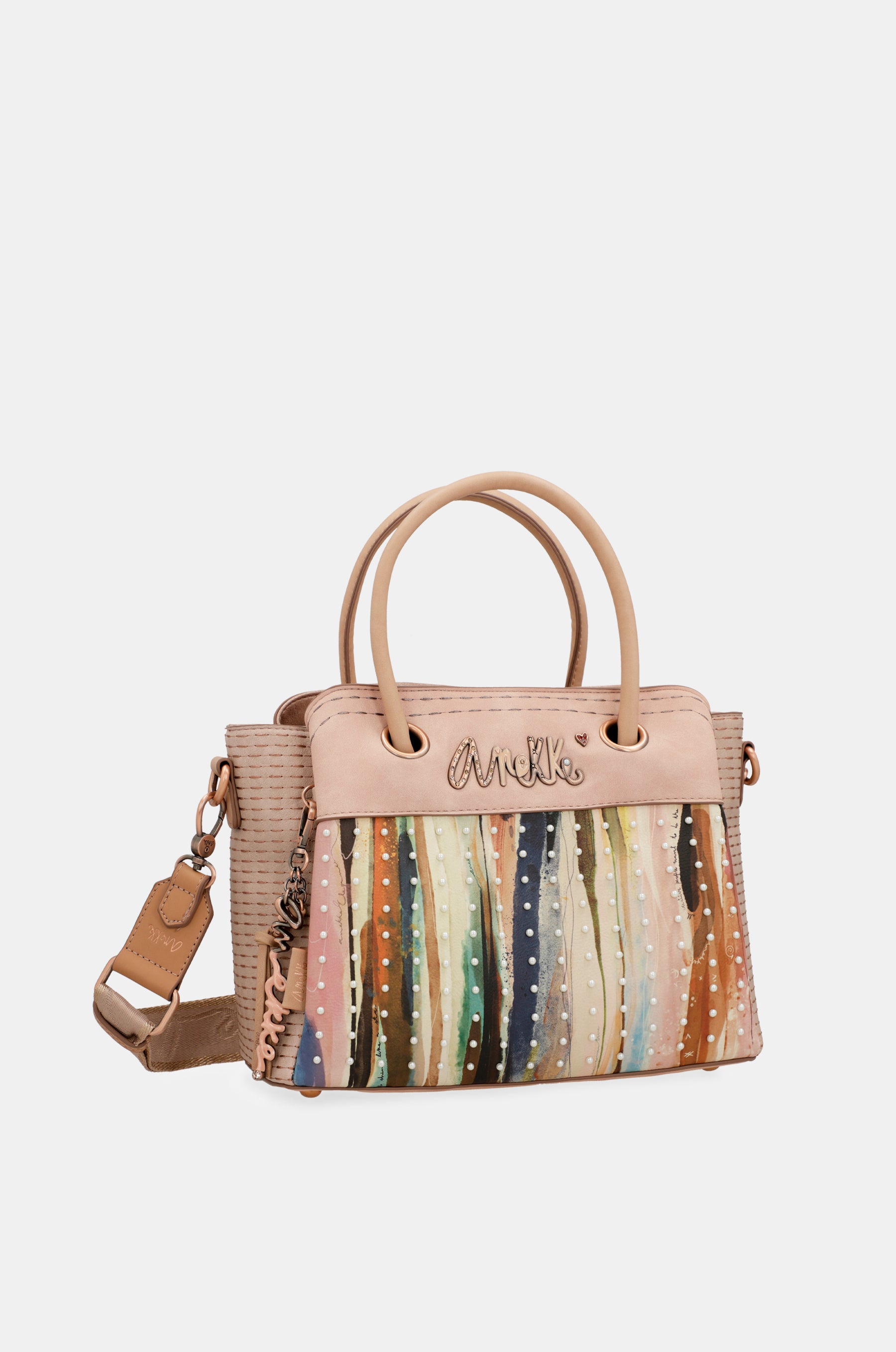 Studio nude handle bag