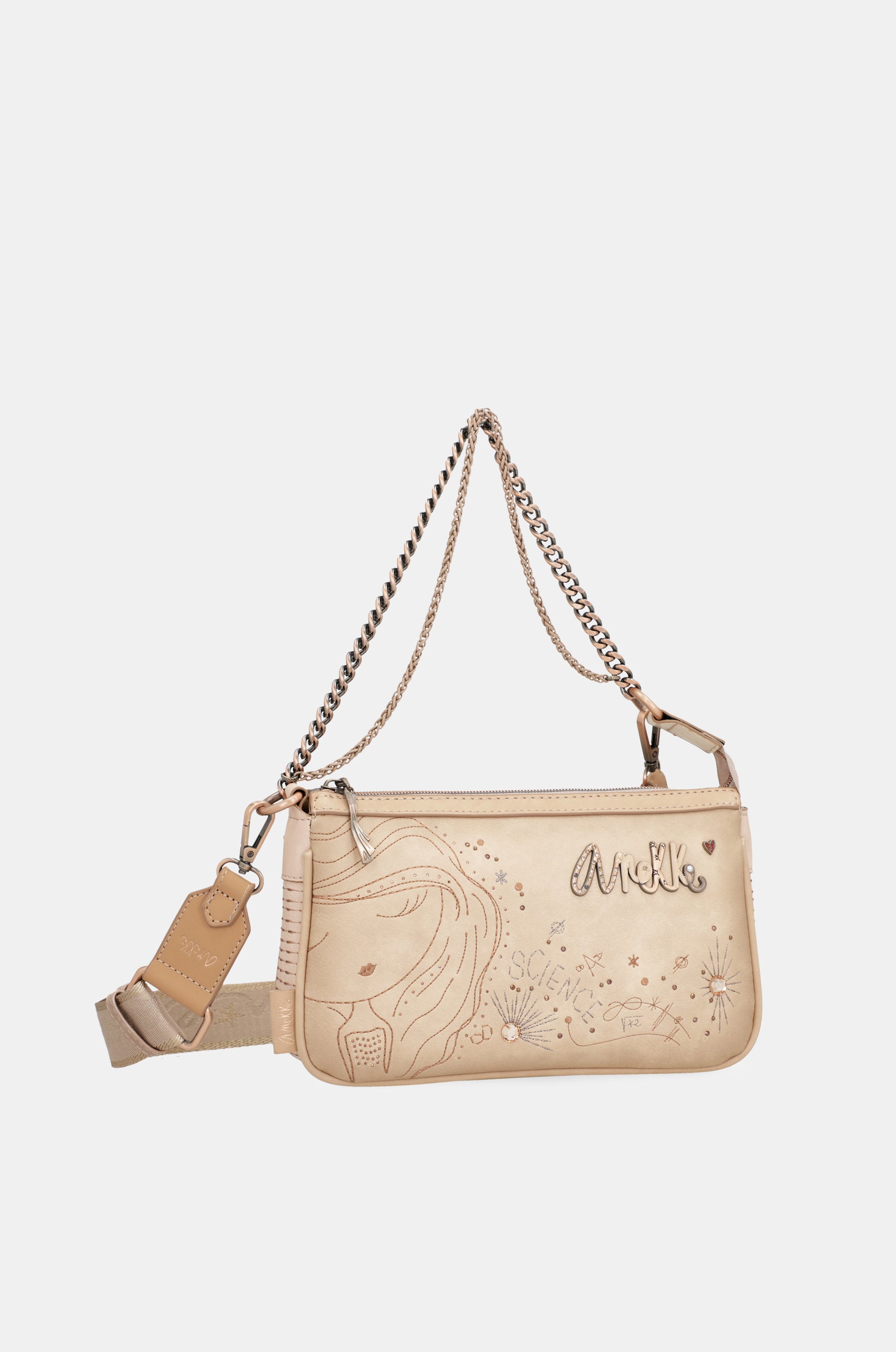 Studio nude baguette bag