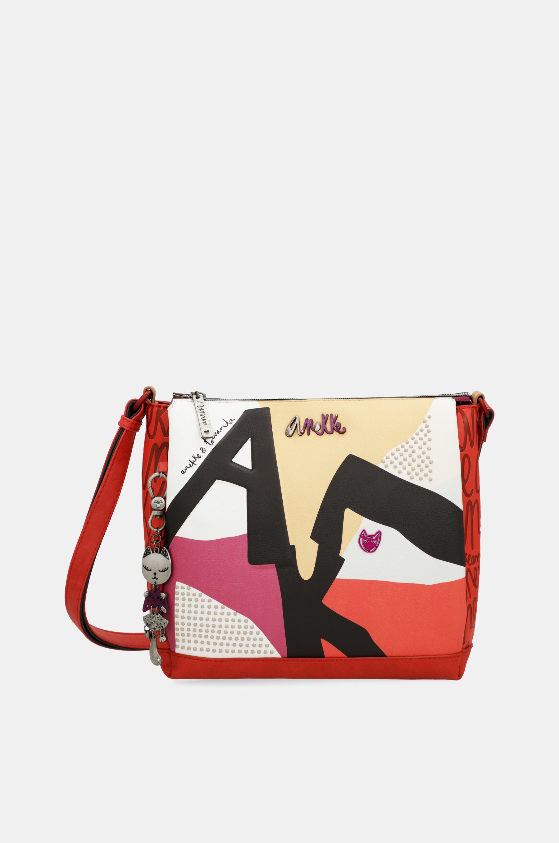Fashion 3-compartment crossbody bag