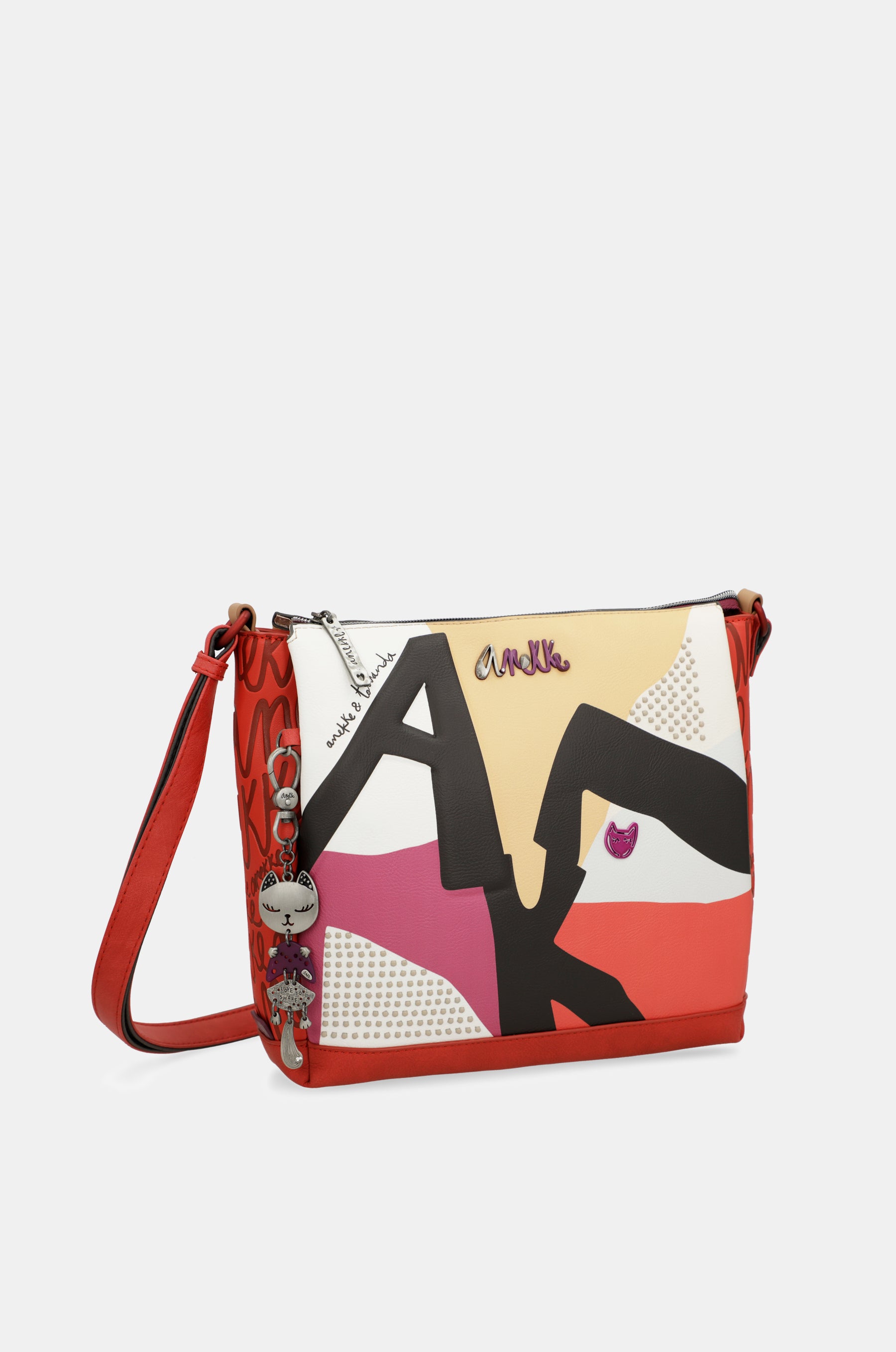 Fashion 3-compartment crossbody bag